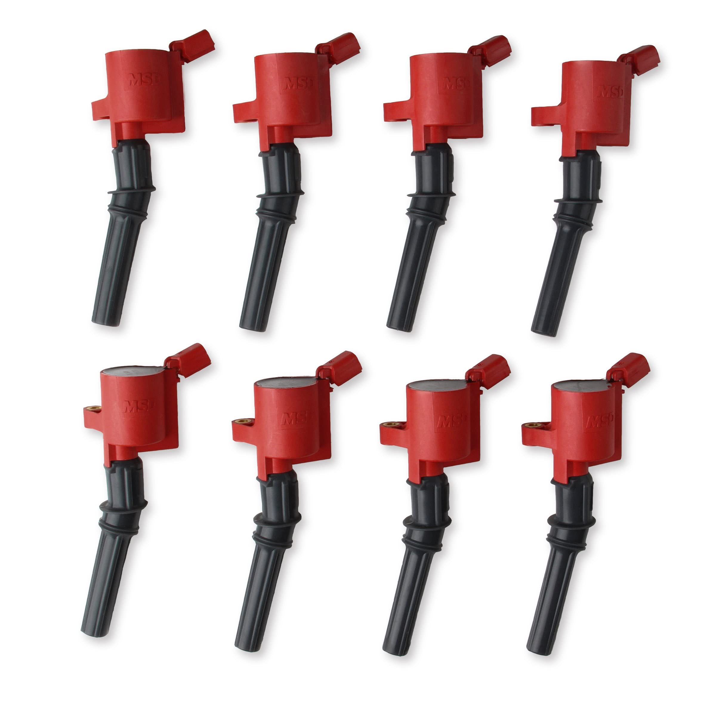 Msd 82428 Ignition Coils, Blaster Series, Red, 8-Pack