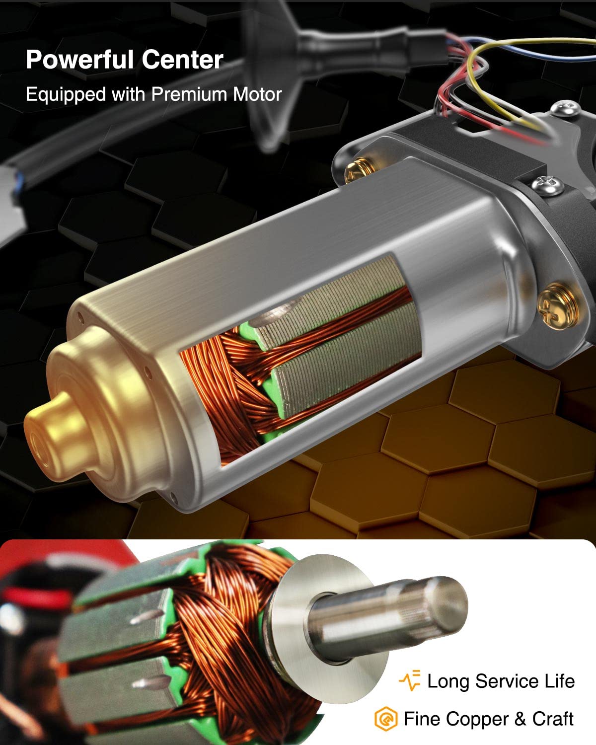 A-Premium Power Electric Window Regulator With Motor Compatible With Freightliner Cascadia Front Left Driver Side