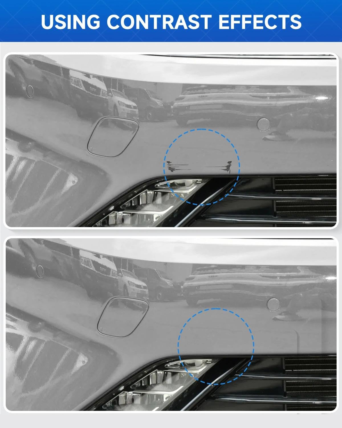 RSACET Sparkling Silver(KCS) Touch Up Paint Compatible with Kia Exact Match Touch Up Paint Car Scratch Repair