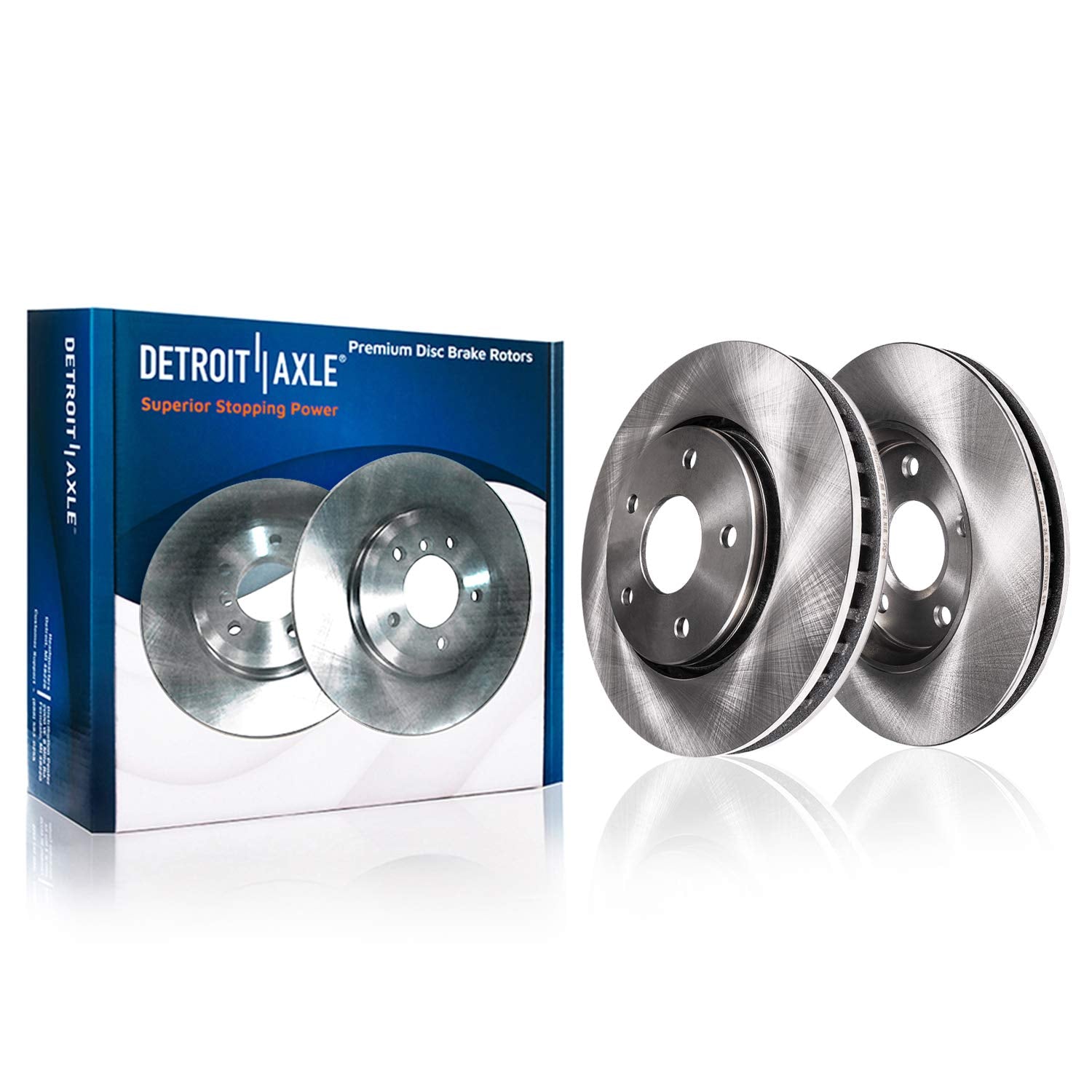 Detroit Axle - Front Brake Rotors for 2003-2009 Mercedes-Benz E320, 2006-2009 E350, Disc Brake Rotors Replacement: 11.61 inch Ro
