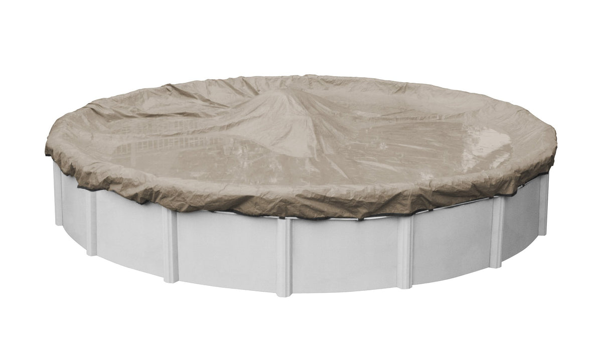 Robelle 6024-4 Superior Winter Pool Cover For Round Above Ground Swimming Pools, 24-Ft Round Pool