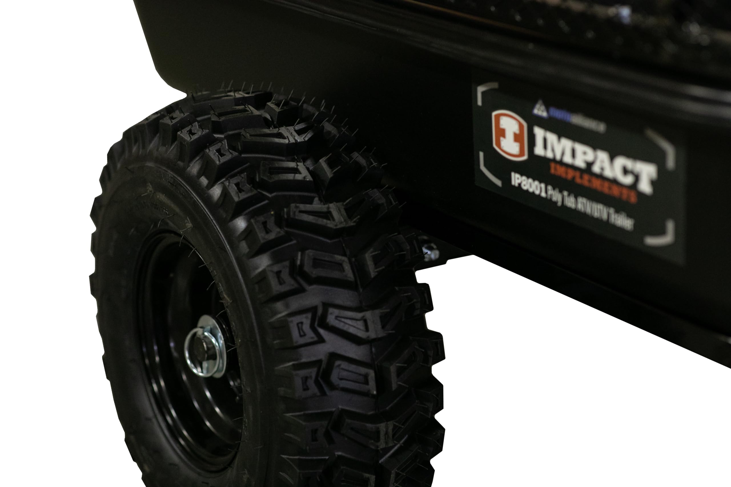 Motoalliance® Impact Implements 1500Lb Poly Tub Utility Cart Cargo Trailer. Tilt Bed & Foot-Release Dump For Atv'S, Utv'S, Lawn & Garden Tractors & More.