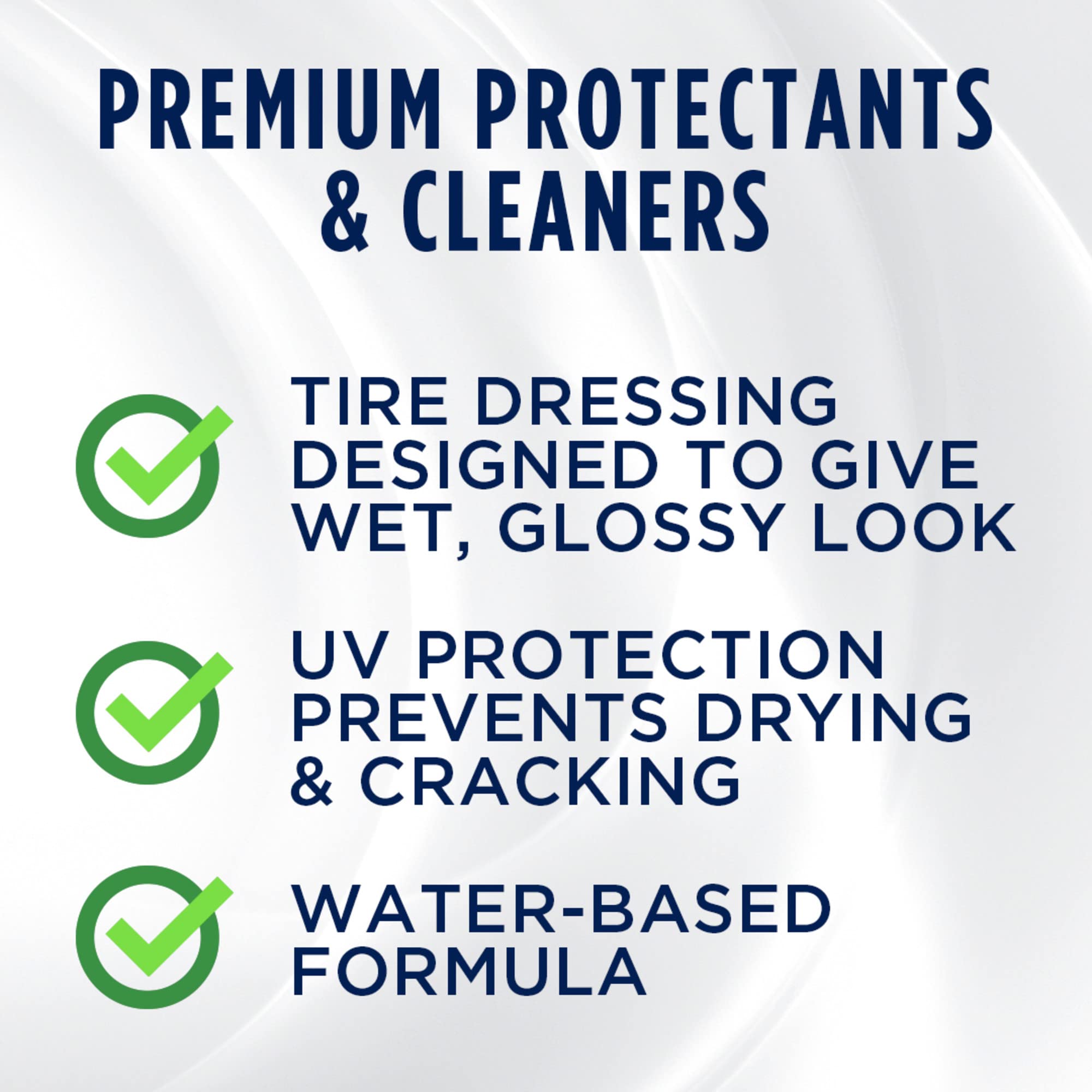 303 Products High Gloss Tire Shine And Protectant - Long Lasting, Water Based Formula - Lasts For Weeks - No Harmful Silicones - Lasts Weeks Not Days, 16 Fl. Oz. (30395Csr) Packaging May Vary