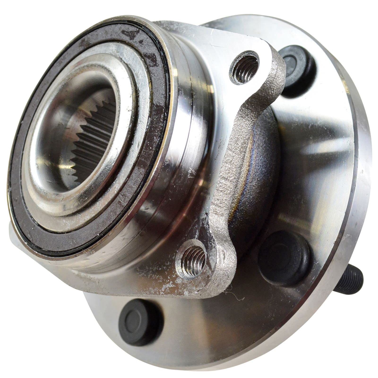 Trq Wheel Hub Bearings Assembly Set Compatible With 2011-2014 Chrysler 200 2007-2010 Sebring 2008-2014 Dodge Avenger