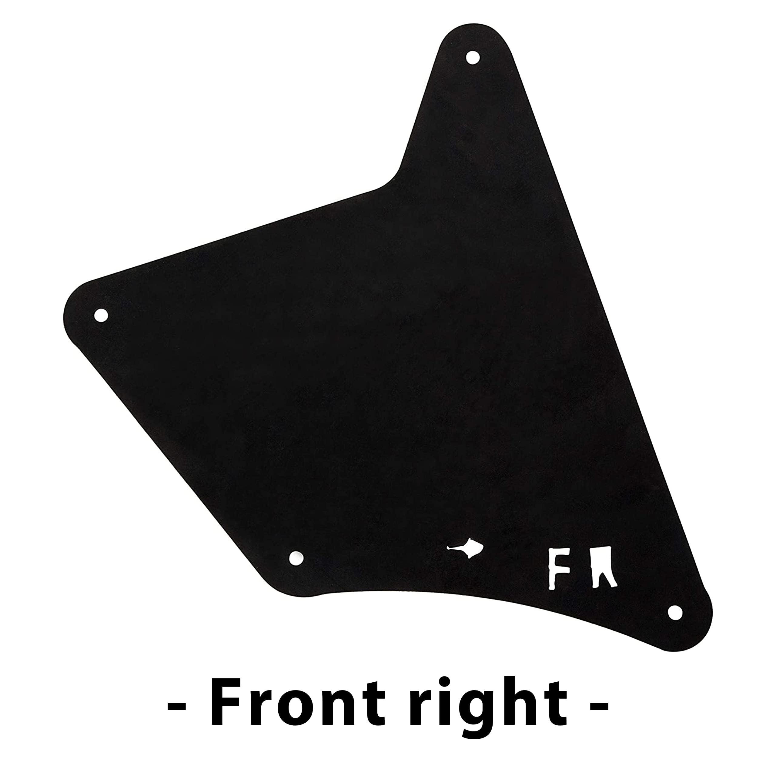 ECOTRIC Splash Guards Fender Liner Shield Compatible with 2003-2022 Toyota 4 Runner 2007-2014 FJ Cruiser 2003-2020 Land Cruiser 2003-2020 Lexus GX460 GX470 Replace for 5373535150 5373635150 5388635020