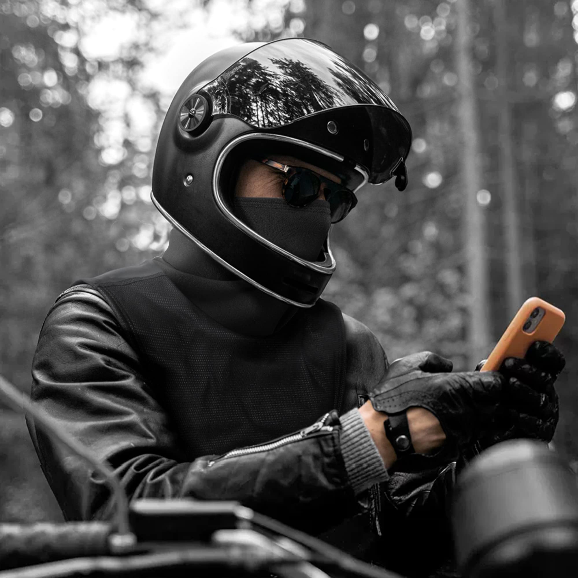 B BINMEFVN Motorcycle Neck Warmer Winter Neck Cover Gaiter Half Face Mask Windproof and Keep Warm for Men Women