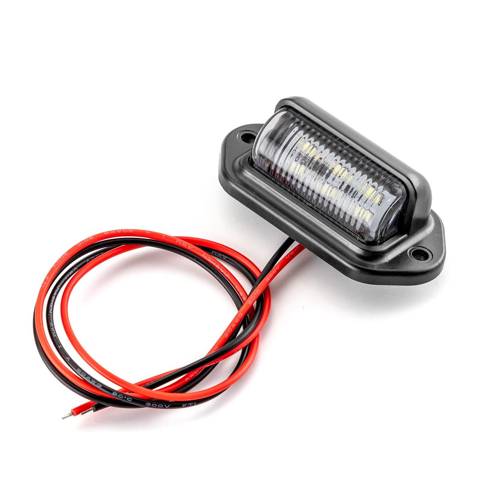 Weisen Utv Universal License Plate Bracket With Led Light Aluminum License Holder Frame Compatible With Polaris Rzr Ranger Gener