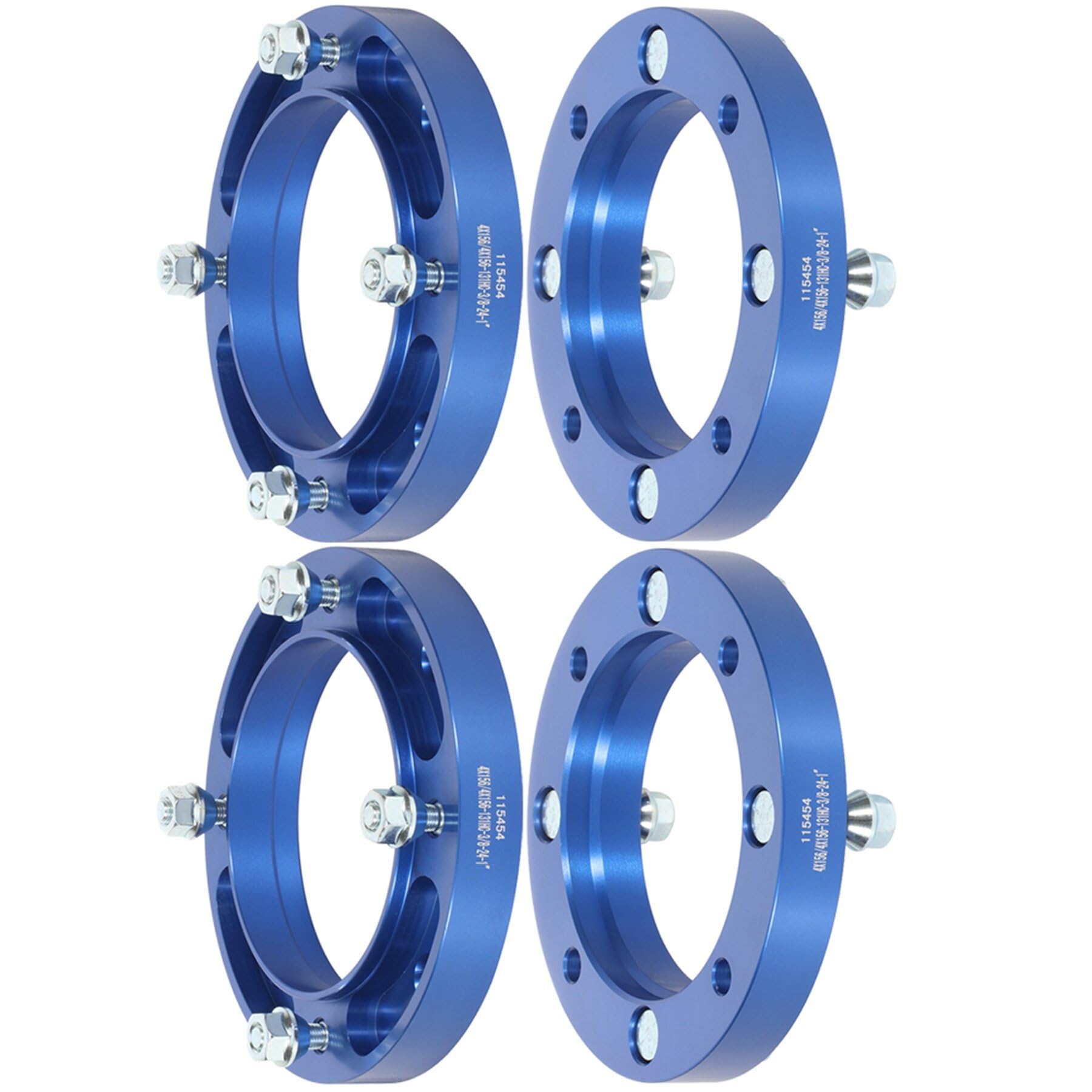 Scitoo 4Pcs 1' Wheel Spacers 4X156 Studs 3/8 131Mm 4Lug Hubcentric Wheel Spacers Fit For Polaris Sportsman Xp 850 Sportsman 800 Rzr Xp 900 Rzr S 800 Rzr 800 Rzr 570 Ranger Sportsman 700