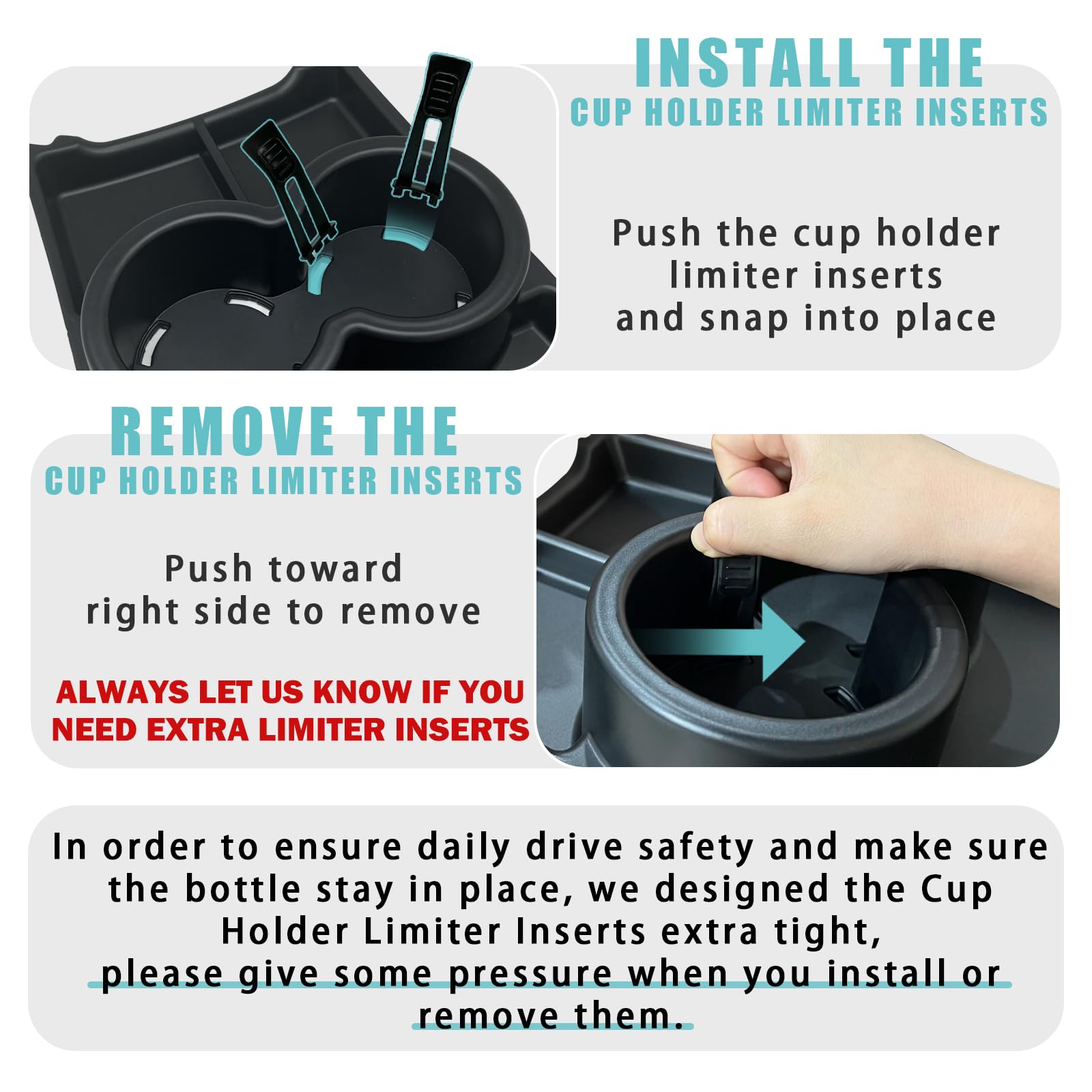 Bestevmod Upgraded V3 Armrest Storage Box And Cup Holder Lower Center Console Organizer Tray With Pvc Trim Removable Coin Holder