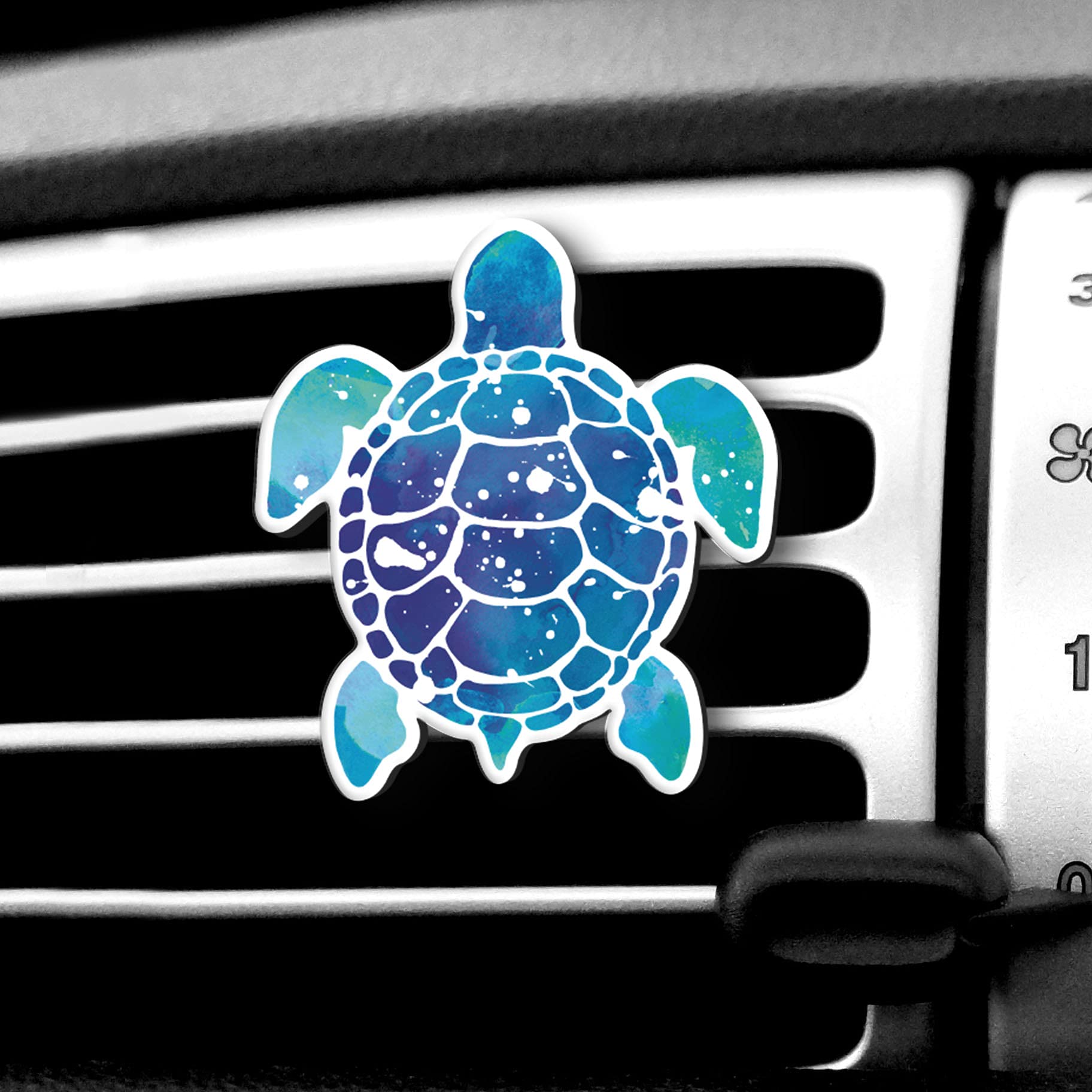 WIRESTER Fresh Scented Car Air Freshener Vent Clip, Decorative Accessories, Interior Decoration for Cars - Blue Sea Turtle