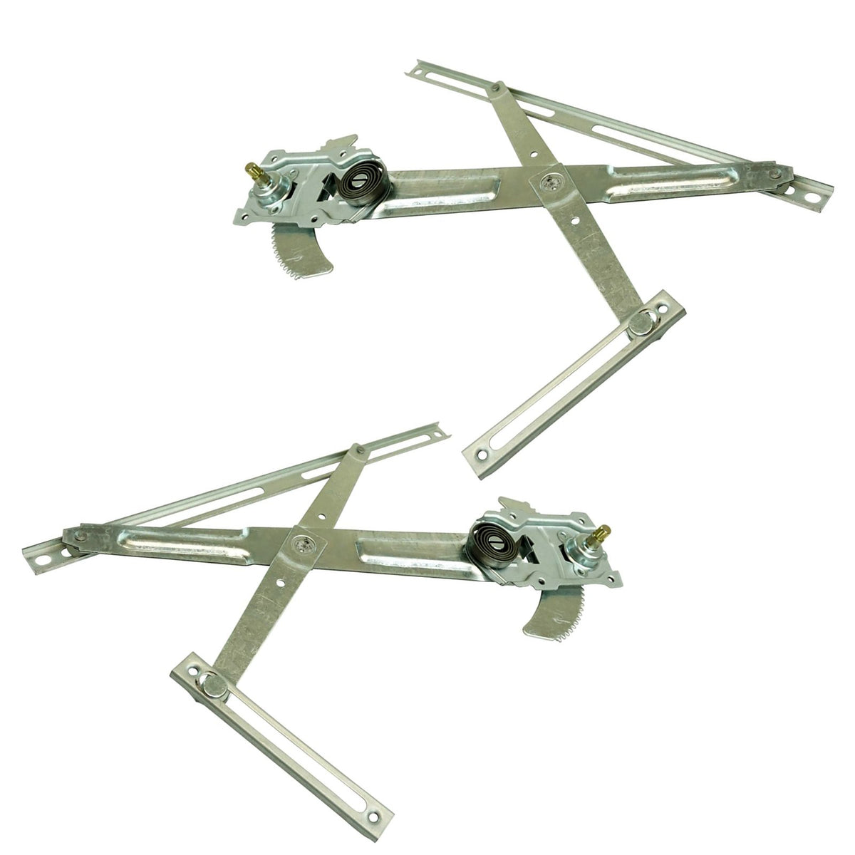 Trq Front Manual Window Regulator Set Compatible With 1979-1983 Toyota Pickup To1350102