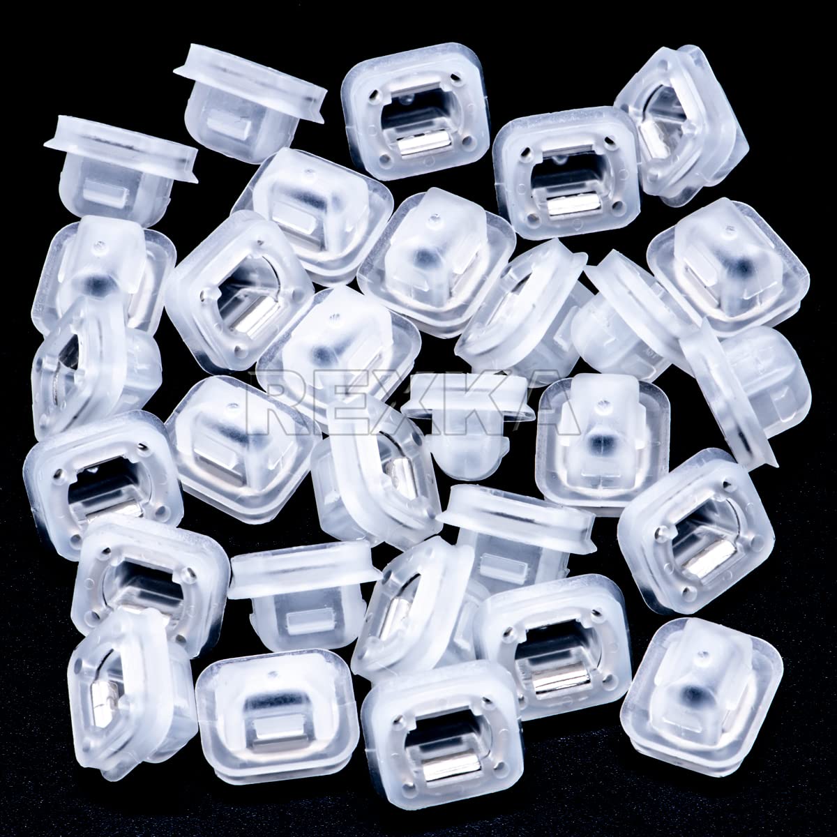 Rexka 30Pcs Interior Trim Moulding Door Retainer Trim Finisher Clips E46 E90 E91 X5 Compatible With Bmw E46 E90 E91 E92 320I 323I 325I 328I 330I M3 X5 E53 07149158194