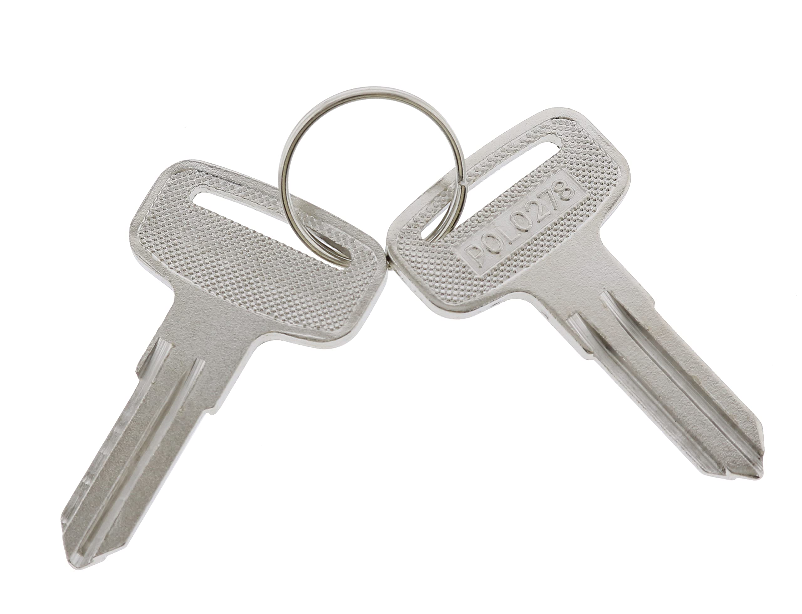 Jeenda 4Pcs Atv Blank Key 4010278 Compatible With Polaris 20/21/67/68 Series Magnum 325/330/500 Outlaw 450/500/525 Scrambler 400/500 Sportsman /400/500/600 Trail Blazer Boss Xpedition Xplorer