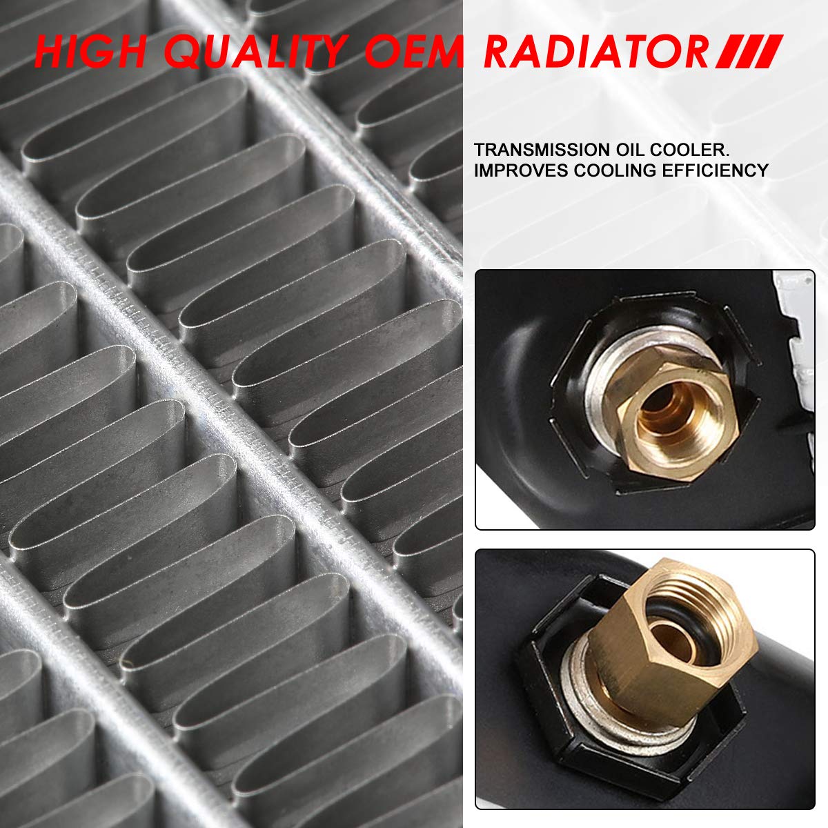 Auto Dynasty Radiator Compatible With 92-00 Chevy Gmc C/K Suburban 3500Hd 5.0L 5.7L 7.4L, Dpi 1693 Factory Style 1-Row Cooling R