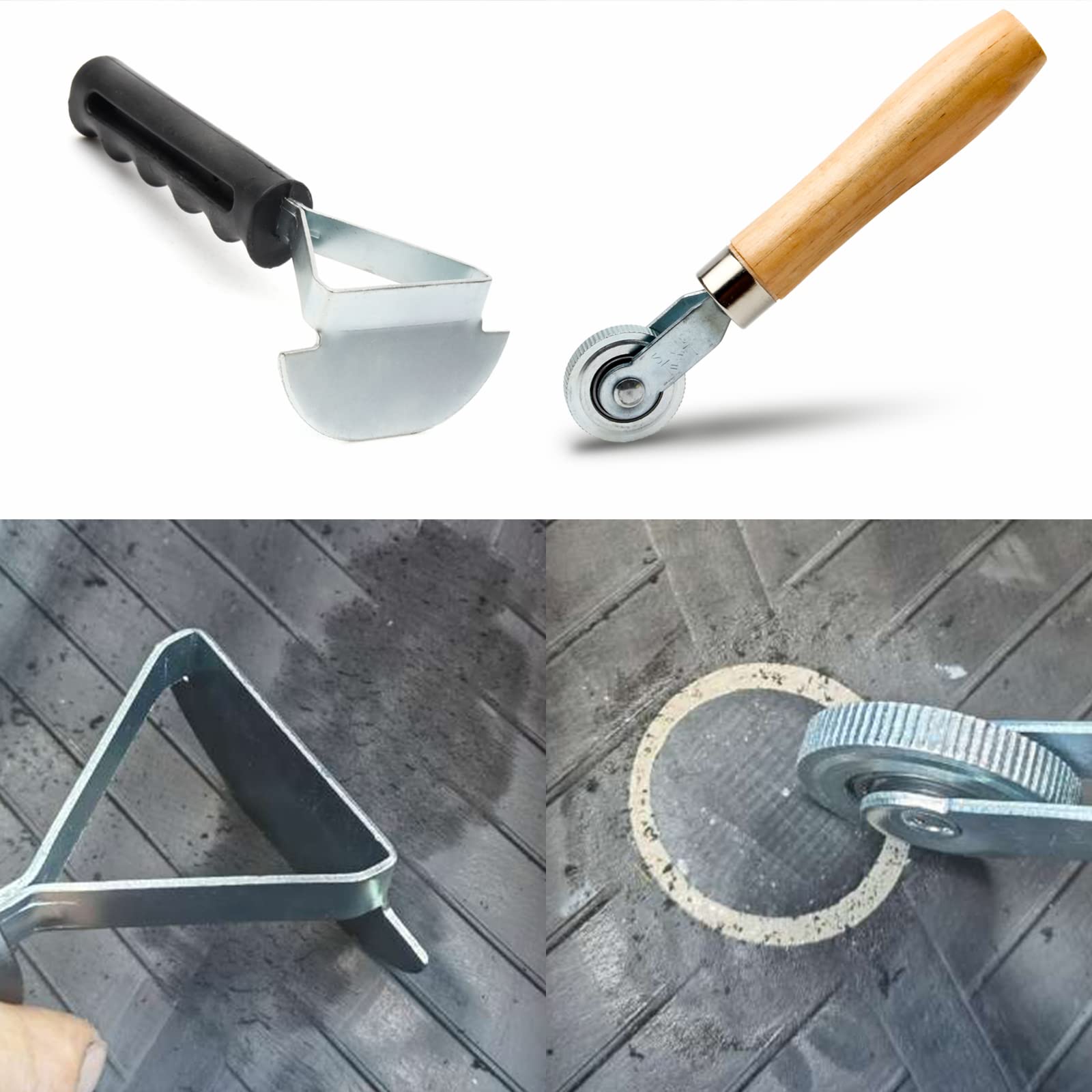 Shineyoo Tire Repair Patch Tools Tire Buffing Wheels 42 Mm 55Mm Tungsten Steel Buffing Wheel With Tire Patch Roller Scraping Cutter For Car Tire Grinding Polishing Accessories Kit