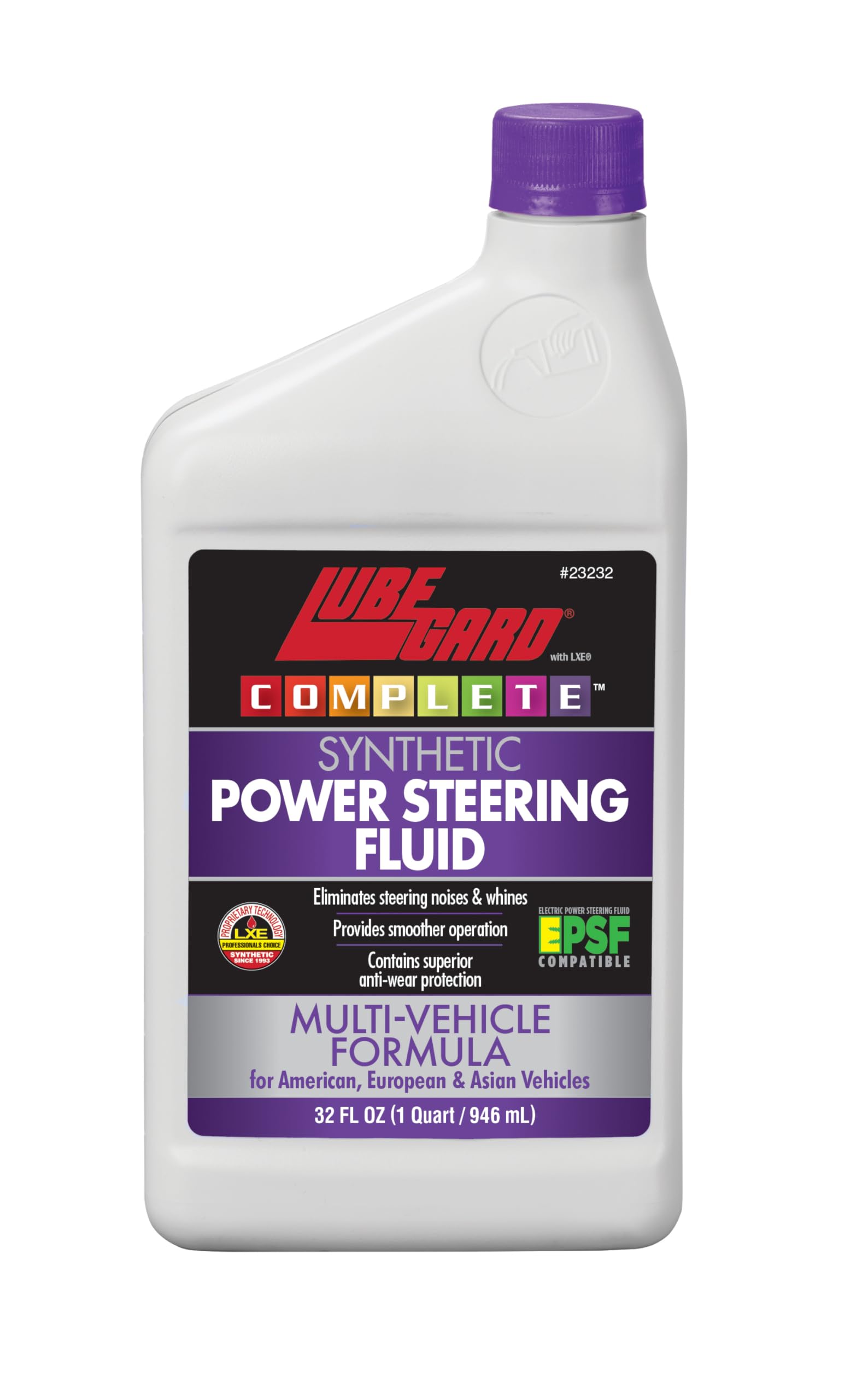 Lubegard 23232 Complete Synthetic Power Steering Fluid, 32 Fl. Oz.