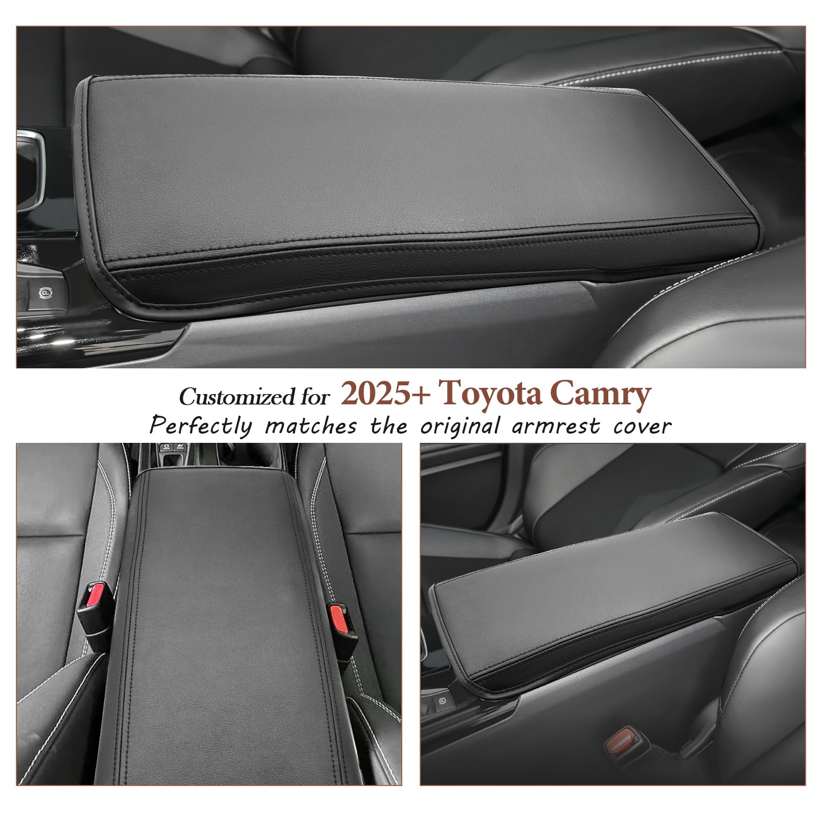Sktu 2025 Camry Accessories Center Console Cover For 2025 Toyota Camry Armrest Cover 2025+ Camry (Le/Se/Xle/Xse) Armrest Pad Toy