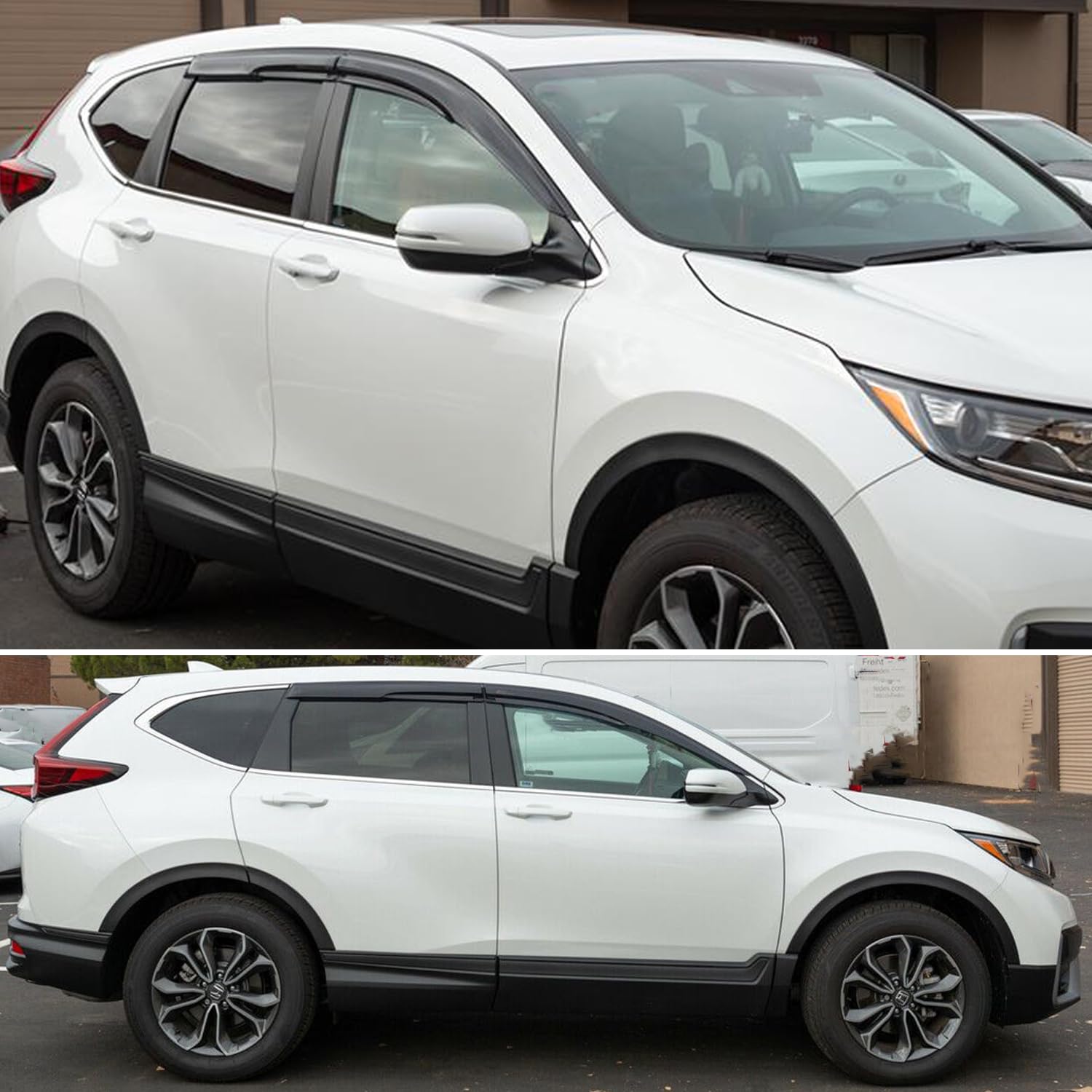 Side Window Visors Rain Guards Vent Deflectors Compatible With 2023 Honda Crv (Cr-V), Sun Shades Front Rear Smoke 2024 4Pcs