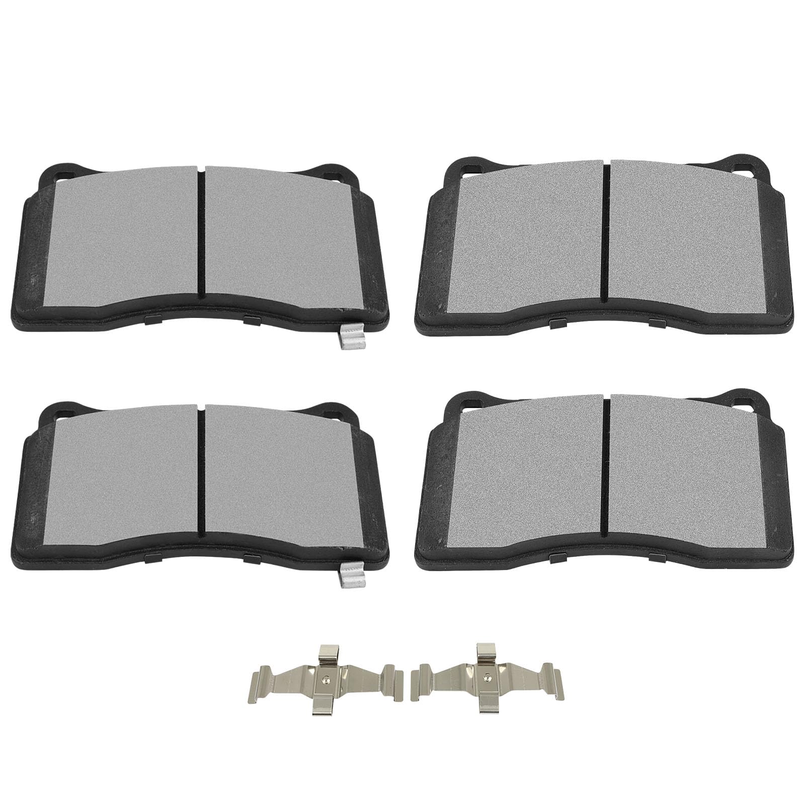 Scitoo Front Disc Brake Pad Set 4Pcs W/Hardware Fit For Buick, For Cadillac, For Chevy, For Ford, For Honda, For Mitsubishi, For