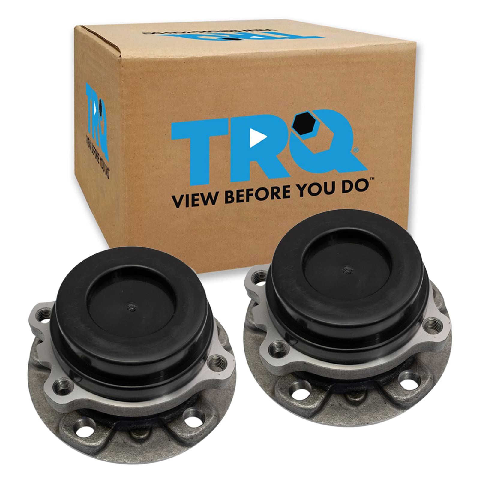 Trq Front Wheel Bearing Pair Set Of 2 Lh Left Driver Rh Right Passenger Replacement Compatible With Bmw Awd All Wheel Drive 5133