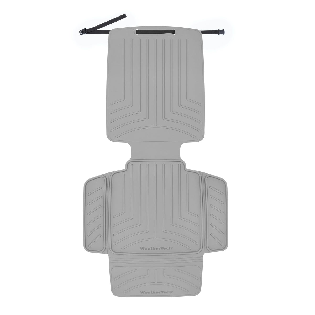 Weathertech Child Car Seat Protector With Back | Spill Protection, Prevents Seat Compression, Grey