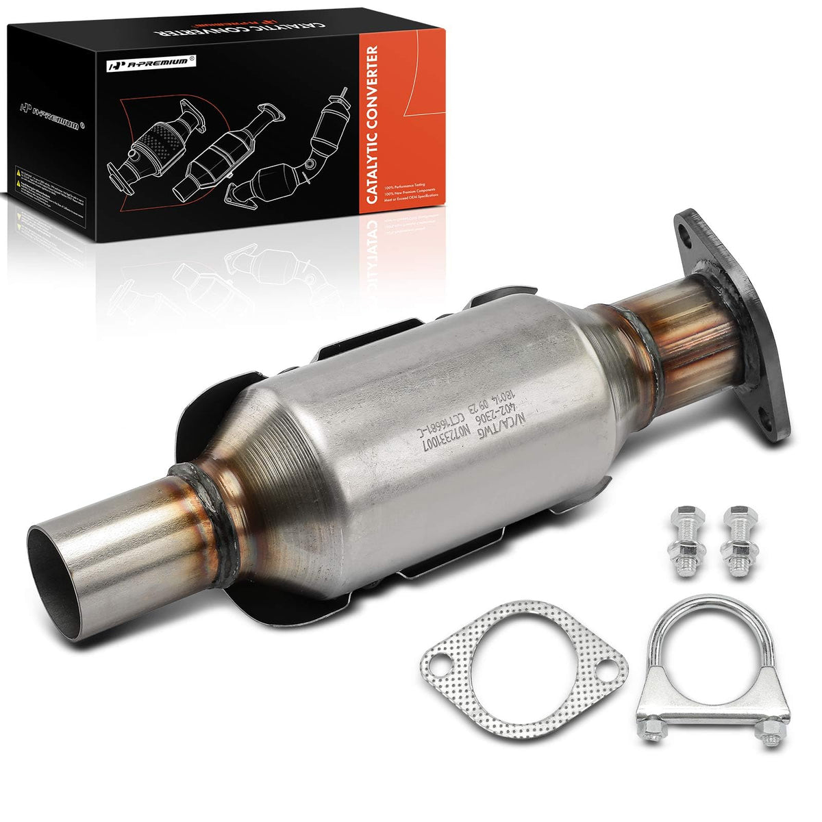 A-Premium Catalytic Converter Direct-Fit Compatible with Kia Soul 2012-2019, Rio 2012-2017 & Hyundai Accent 2012-2017, 1.6L, EPA
