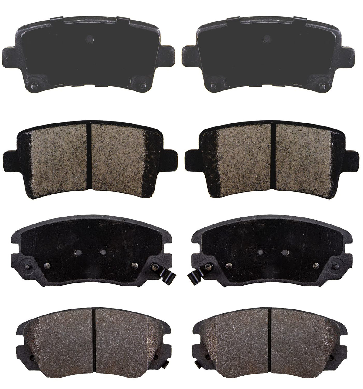 EXPPOWER Replacement for Front and Rear Premium Ceramic Brake Pads 2013-2016 Malibu 2014-2020 Chevy Impala(D1421 D1430)