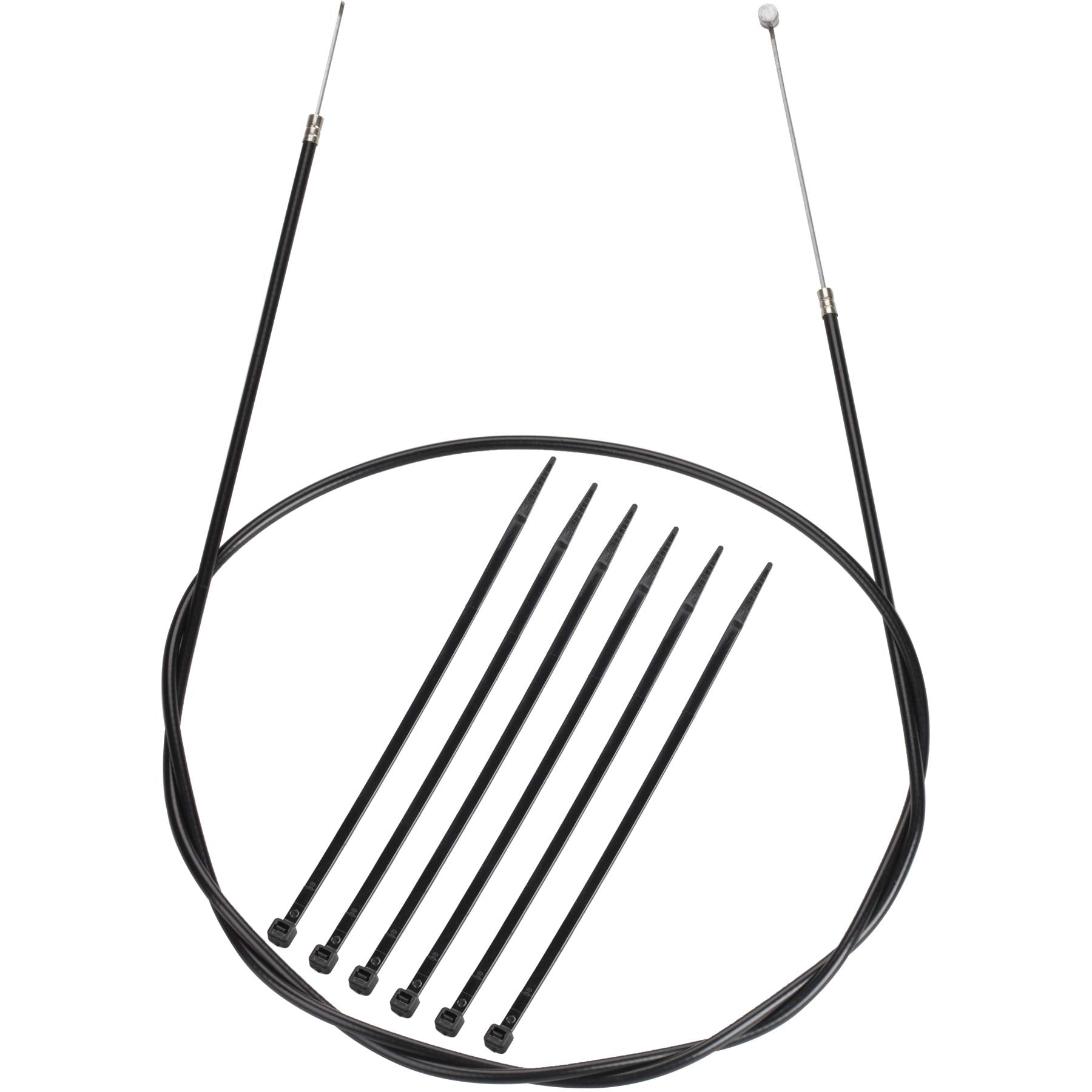 Mrelc 60' Universal Throttle Cable Compatible With Go Kart Cart Go-Cart Minibike Mini Bike Atv Cycle