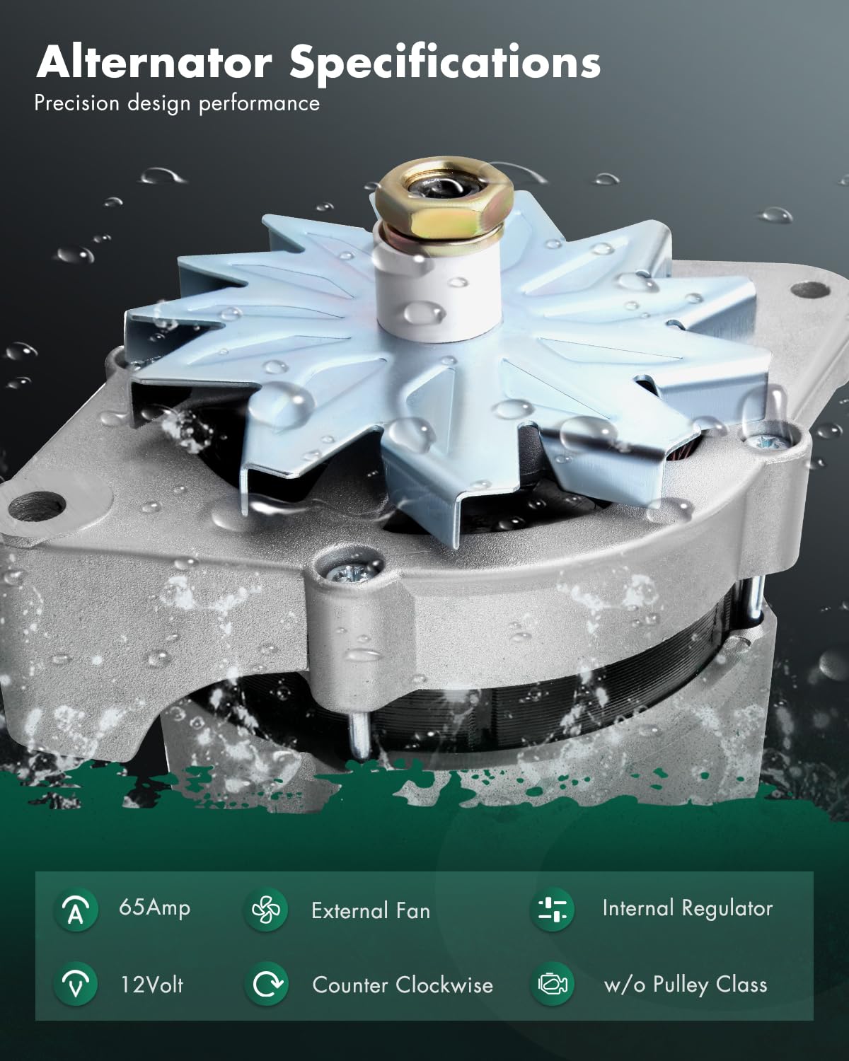 SCITOO Alternators 110611 Compatible Fit for Thermo King Generator APU TriPac TK270 Engine Yanmar Engines -Industrial 2TNV70 12V