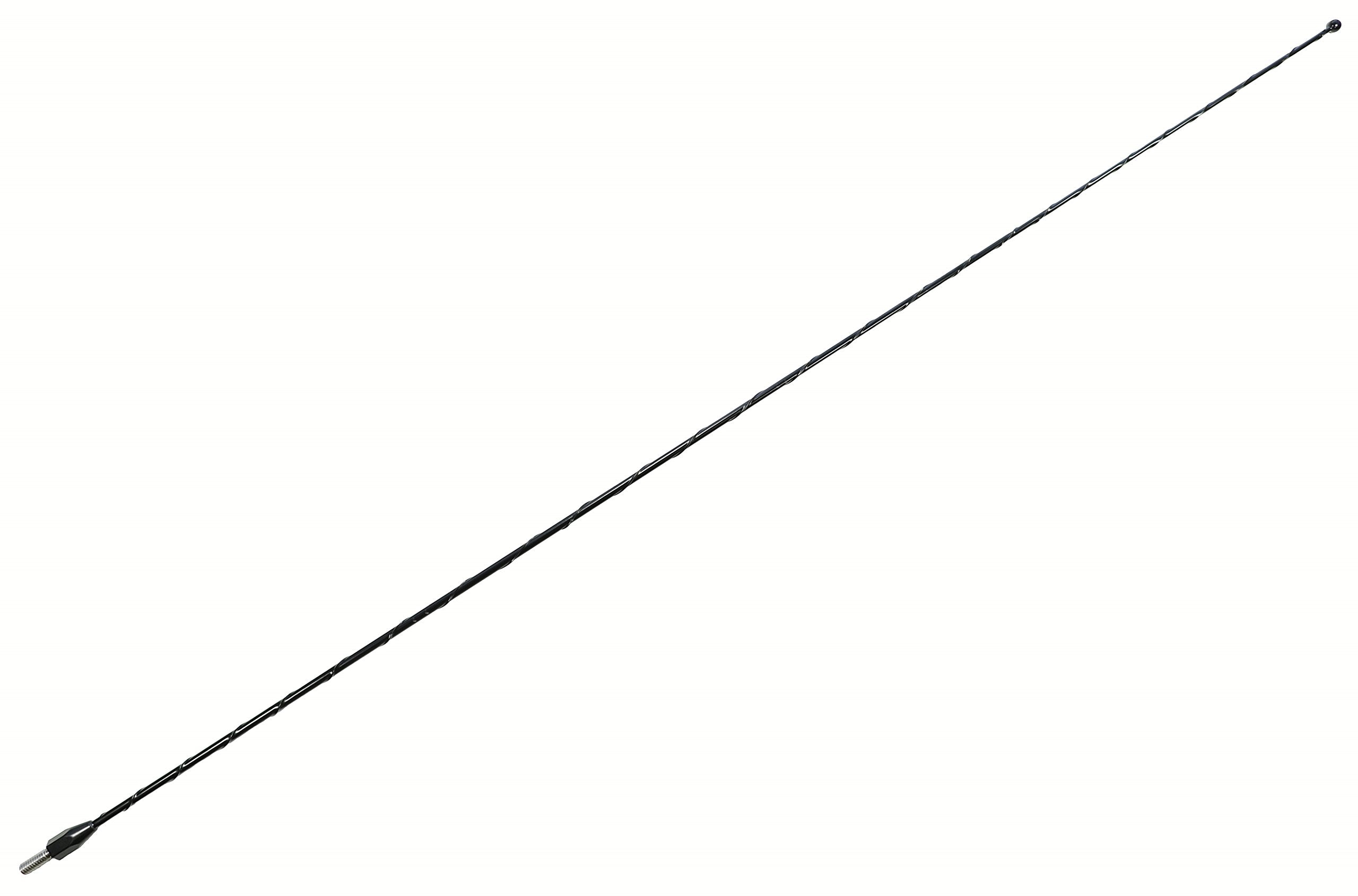 Antennamastsrus - Oem Size 31 Inch Black Antenna Is Compatible With Toyota Tundra (2000-2020) - Spiral Wind Noise Cancellation - Spring Steel Construction - Stainless Steel Threading