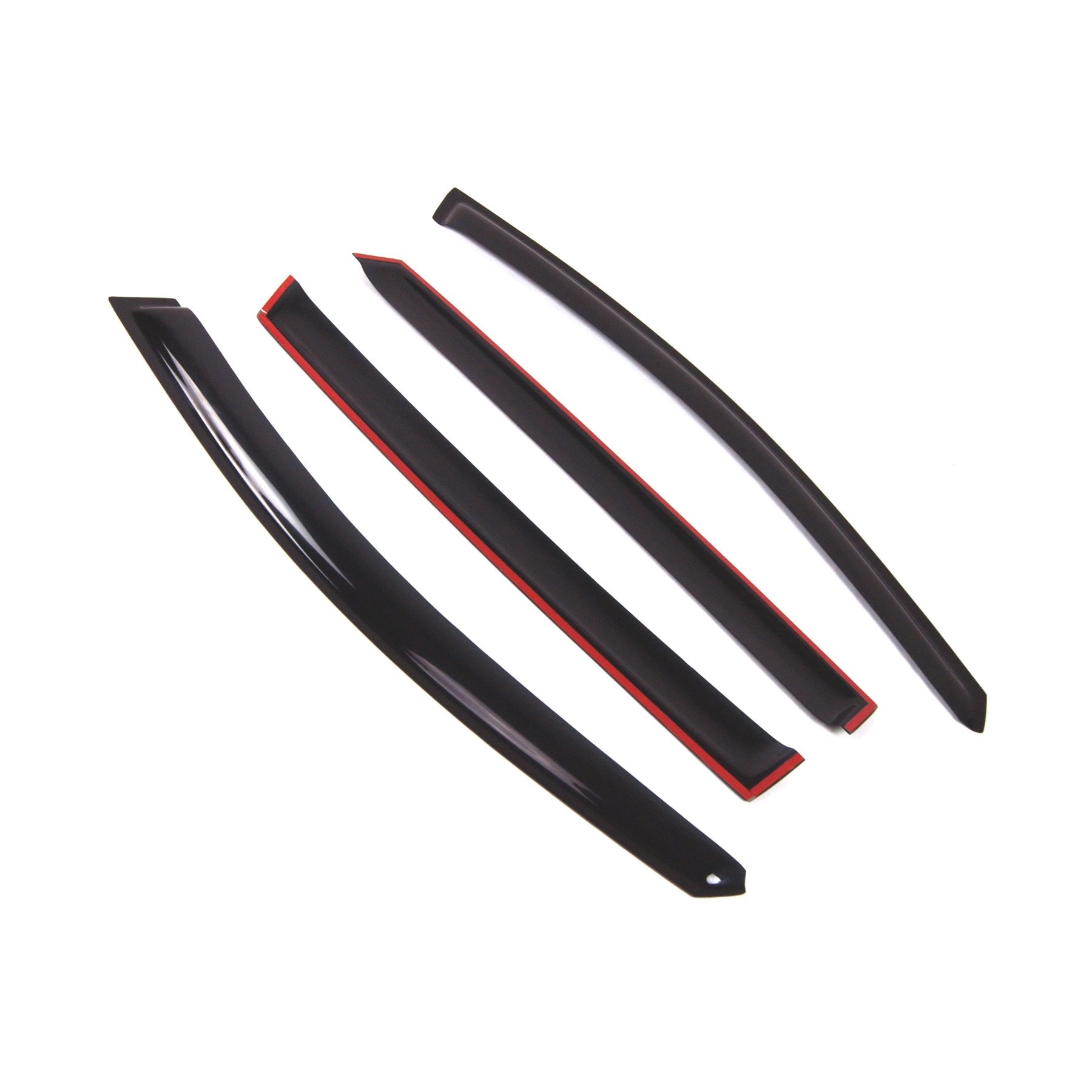 Tuningpros Outside Mount Window Vent Visors Rain Guards Compatible With Subaru B9 Tribeca 2006-2014 | Side Window Wind Deflector