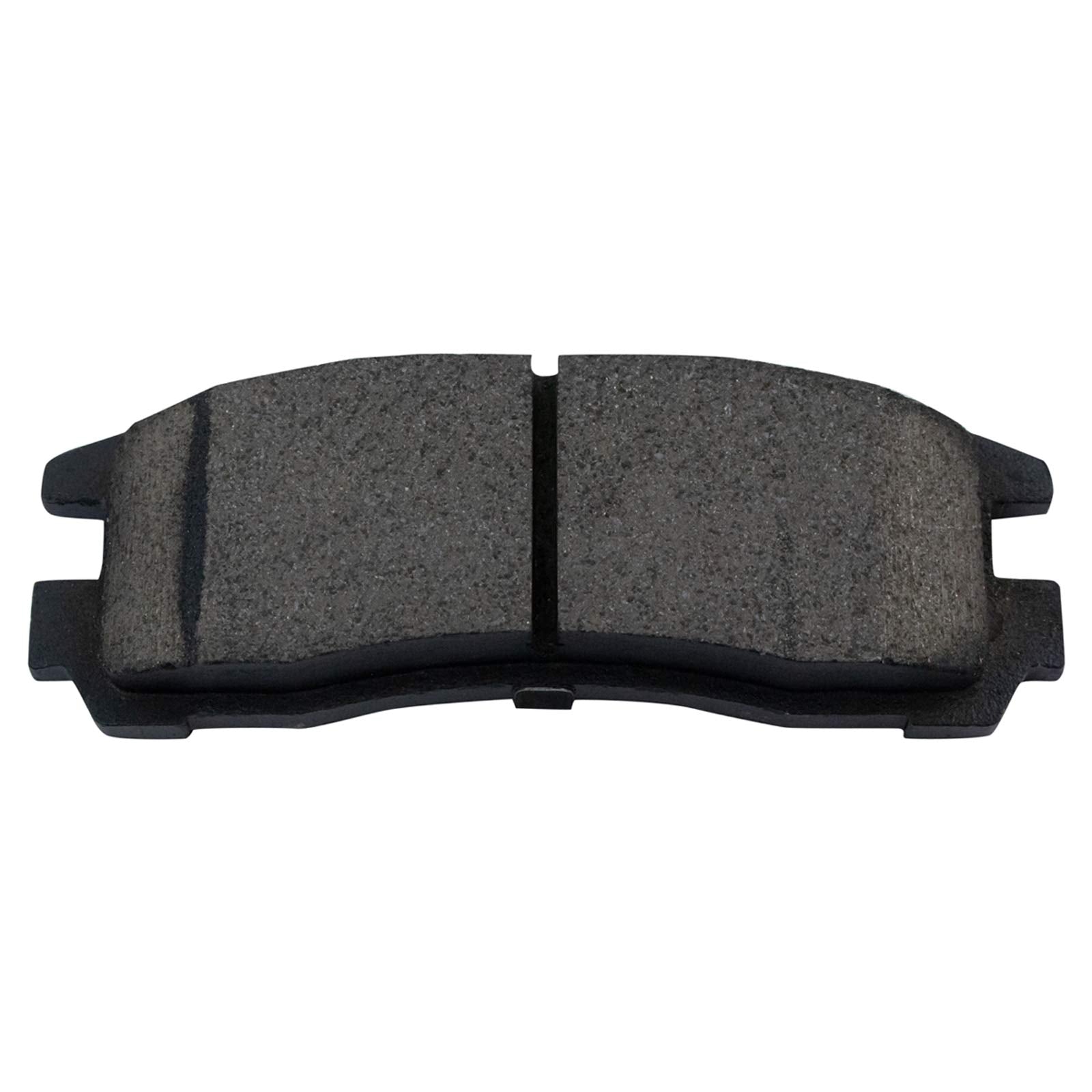 Trq Rear Brake Pad & Rotor Kit Brake Pads Brake Rotor Parking Brake Shoe Set Ceramic Compatible With 2006-2012 Mitsubishi Eclips