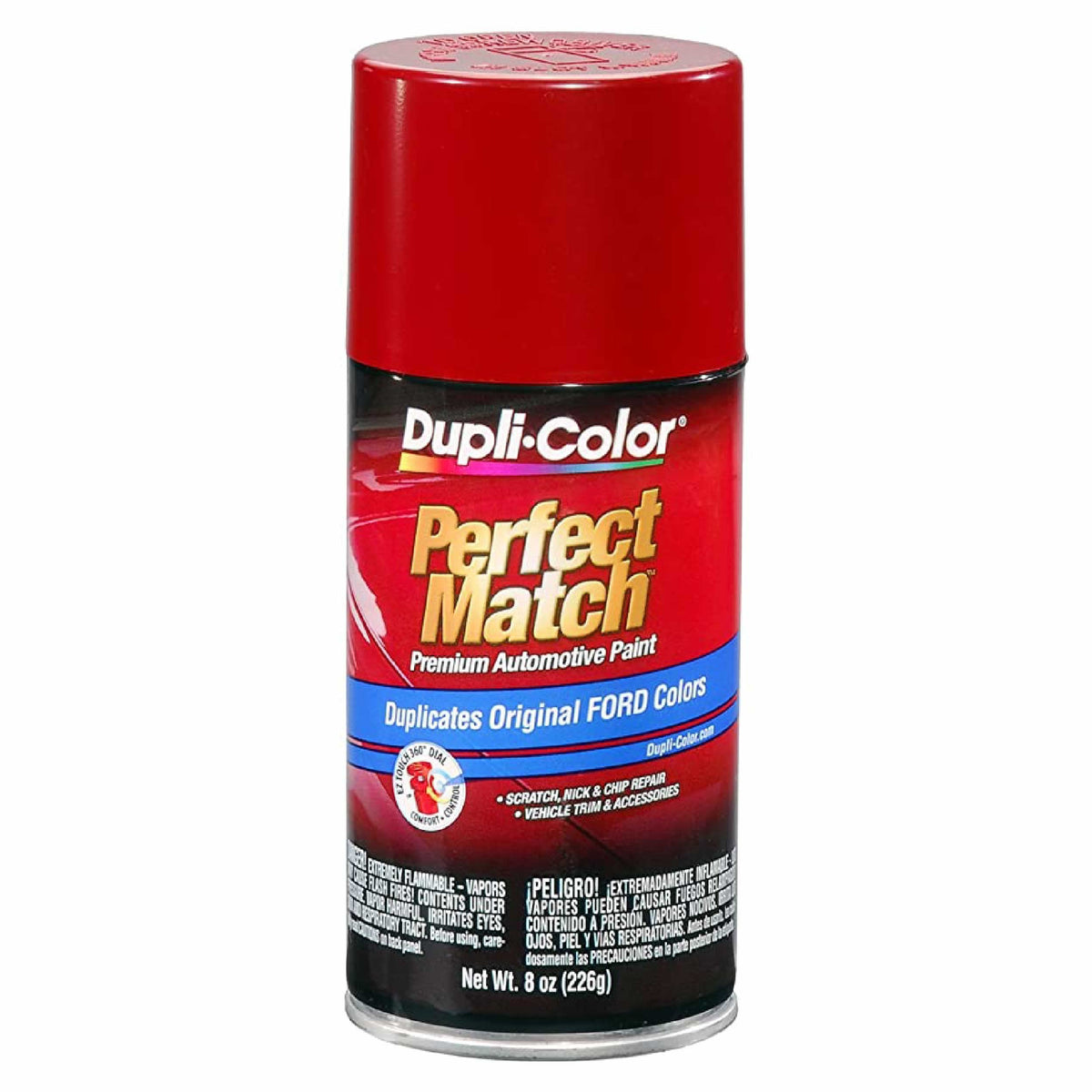 Dupli-Color Ebfm01887 Perfect Match Automotive Spray Paint - Ford Candy Apple Red, T/2K/Eu - 8 Oz. Aerosol Can