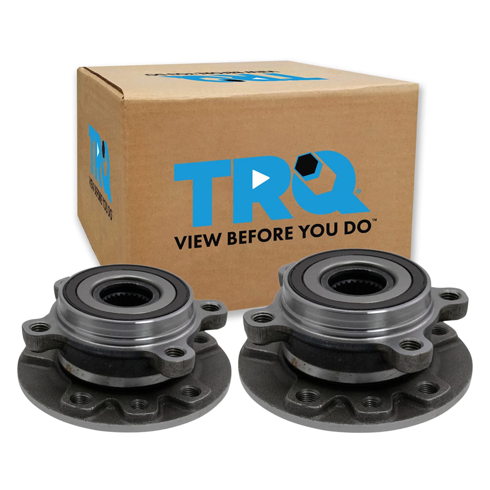 Trq Front Rear Wheel Hub Bearings Assembly Set Compatible With 2016-2022 Fiat 500X 2015-2021 Jeep Renegade