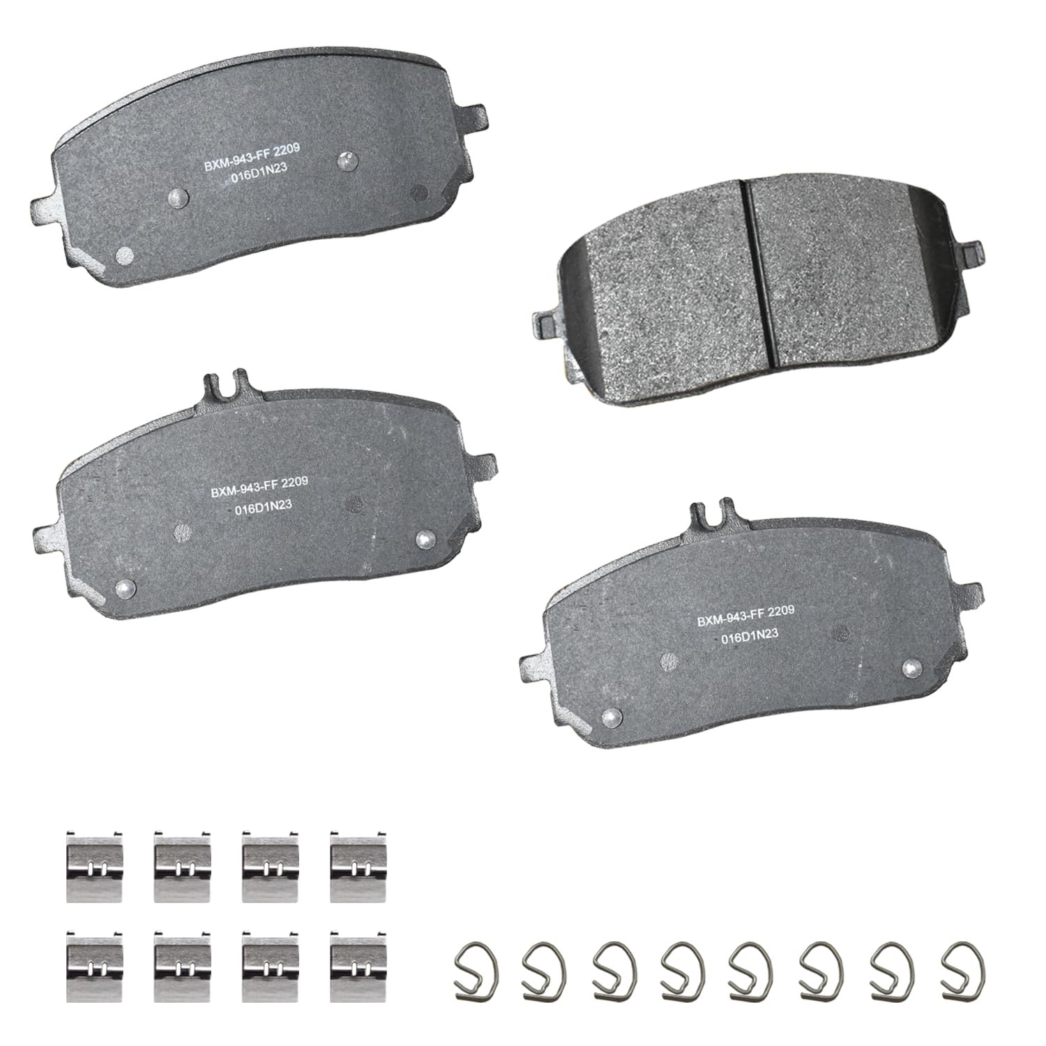 Bendix Premium Sbm2209 Semi-Metallic Front Brake Pads For Select Models Mercedes-Benz A200,A220,Cla200,Cla250,Eqb 250,Eqb 300,Eq