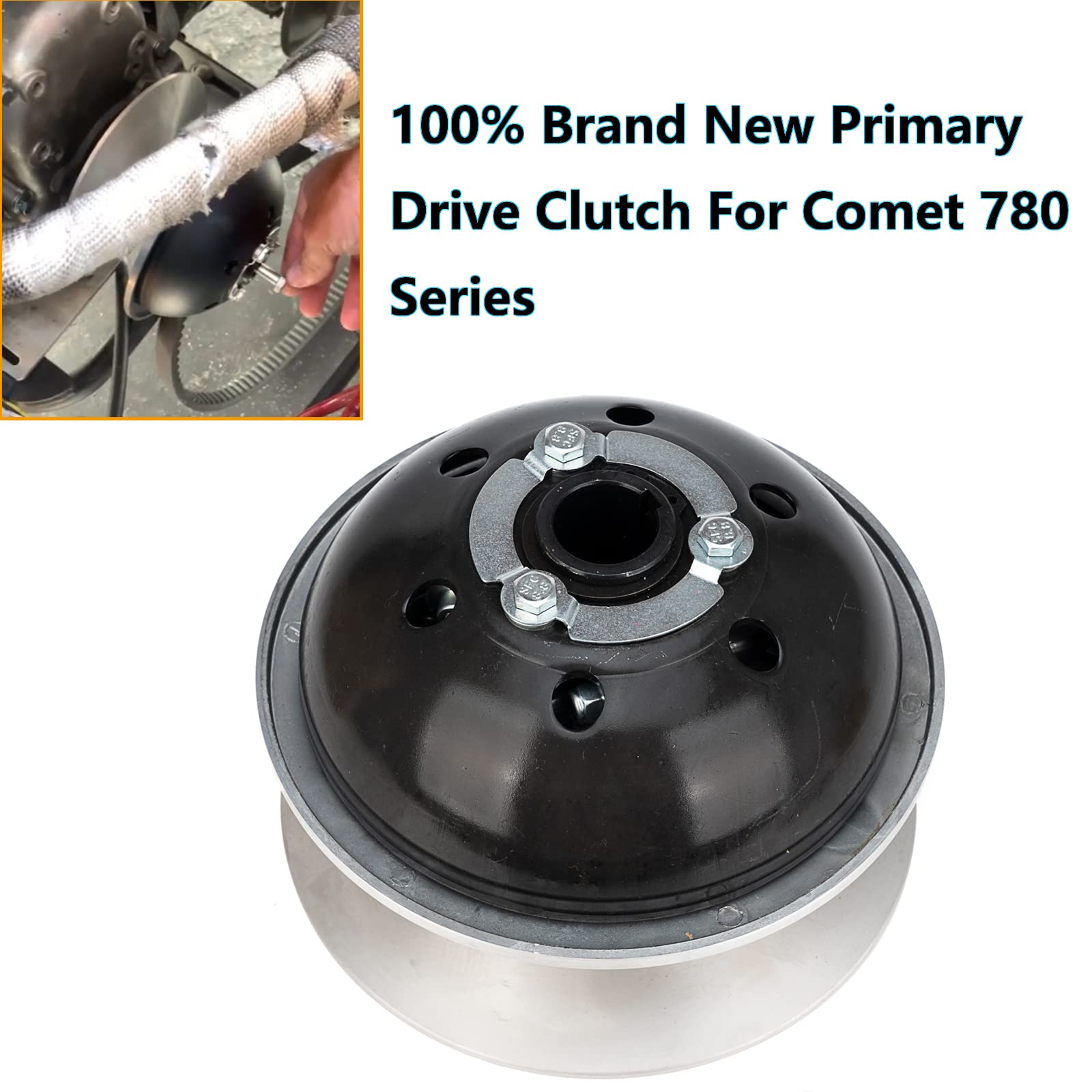 Geataat 780 Series Driver Clutch 1' Bore 1/4' Keyway Comet Replace#302405A