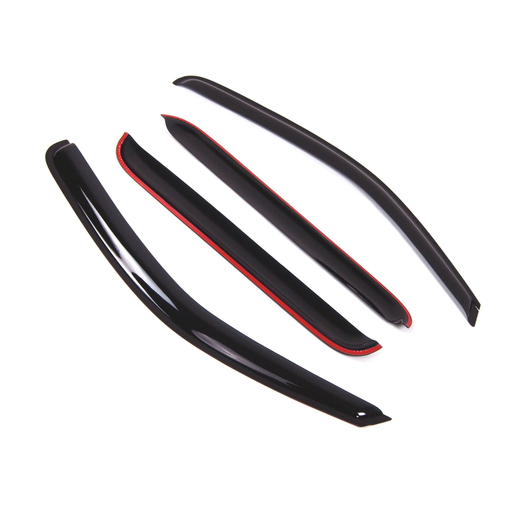 Car Window Rain Guard | Outside Mount Visors Auto Side Window Deflectors | Windows Visor Rain Shields Compatible With 2005-2016