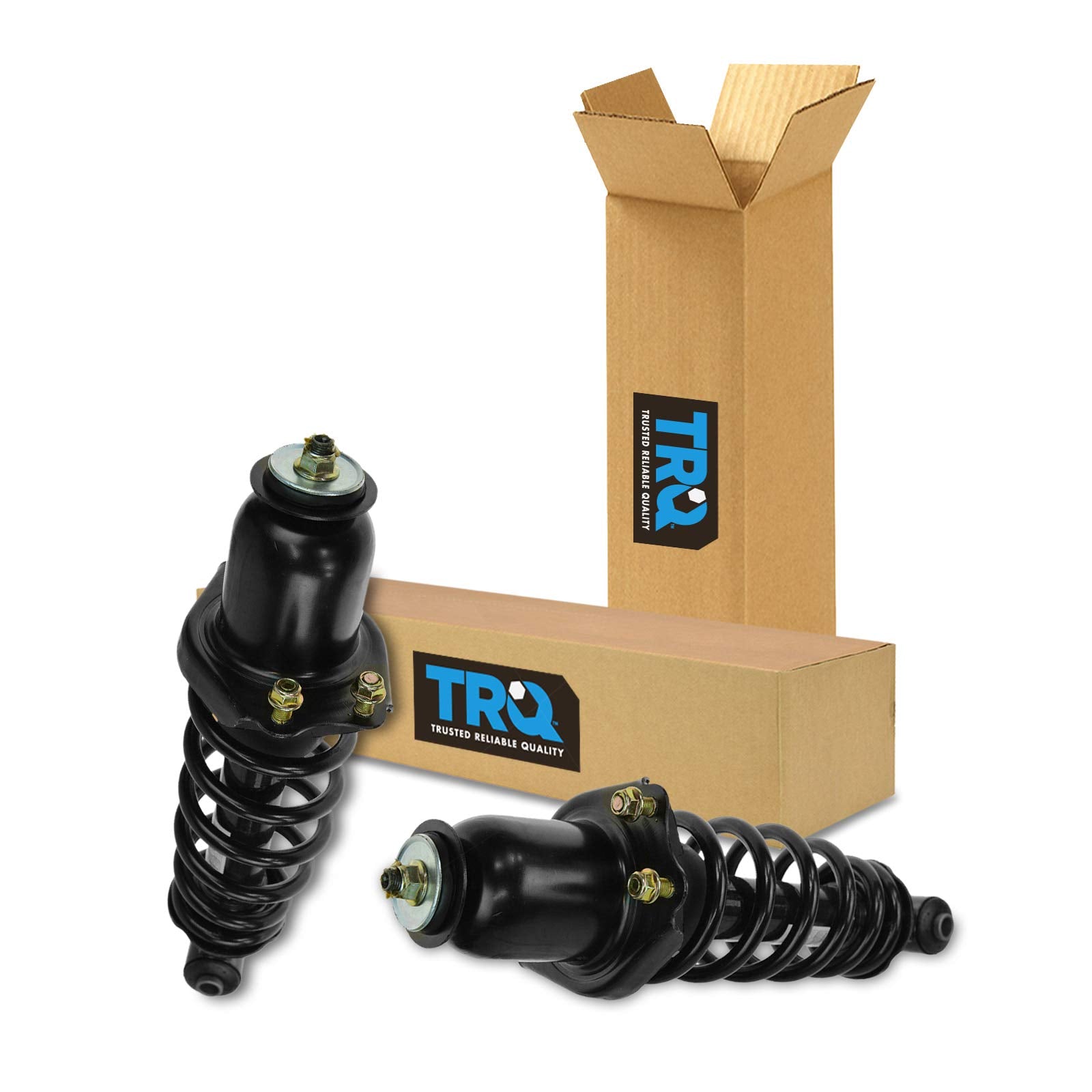 Trq Rear Strut & Coil Spring Assembly Set Driver & Passenger Sides Compatible With 05-10 Scion Tc