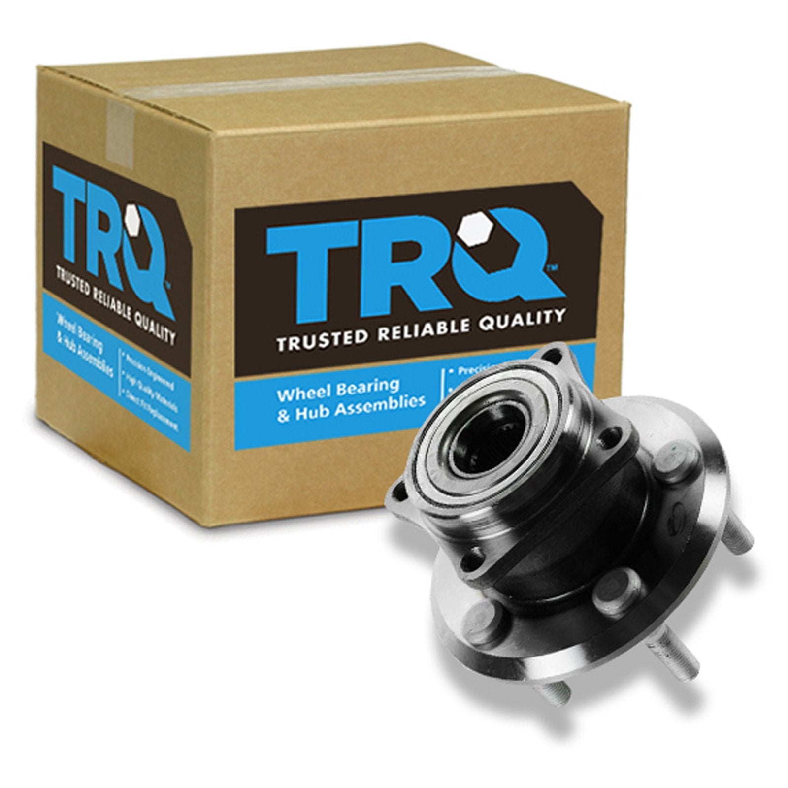 Trq Rear Left Right Wheel Hub Bearing Assembly Driver Passenger Side Compatible With 2003-2006 Pontiac Vibe Toyota Matrix