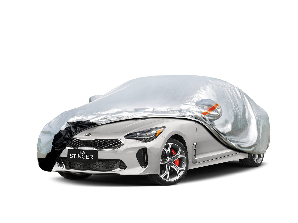 Gunhyi Car Cover Custom Fit Kia Stinger (2017-2025) Waterproof For Automobiles, Oxford Sun Rain Dust Snow Protection (Ships From