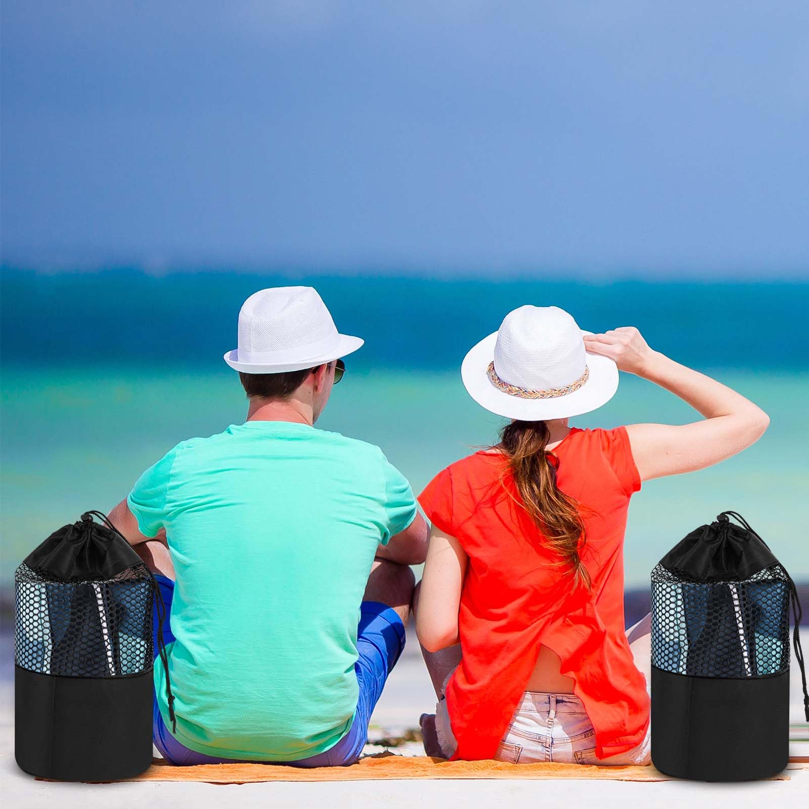 Hahafelt 2 Pack Car Seat Towel Covers with Storage Bag Seat Post Workout Sweat Washable Cover Non Slip for Car Towel for Dog Pet