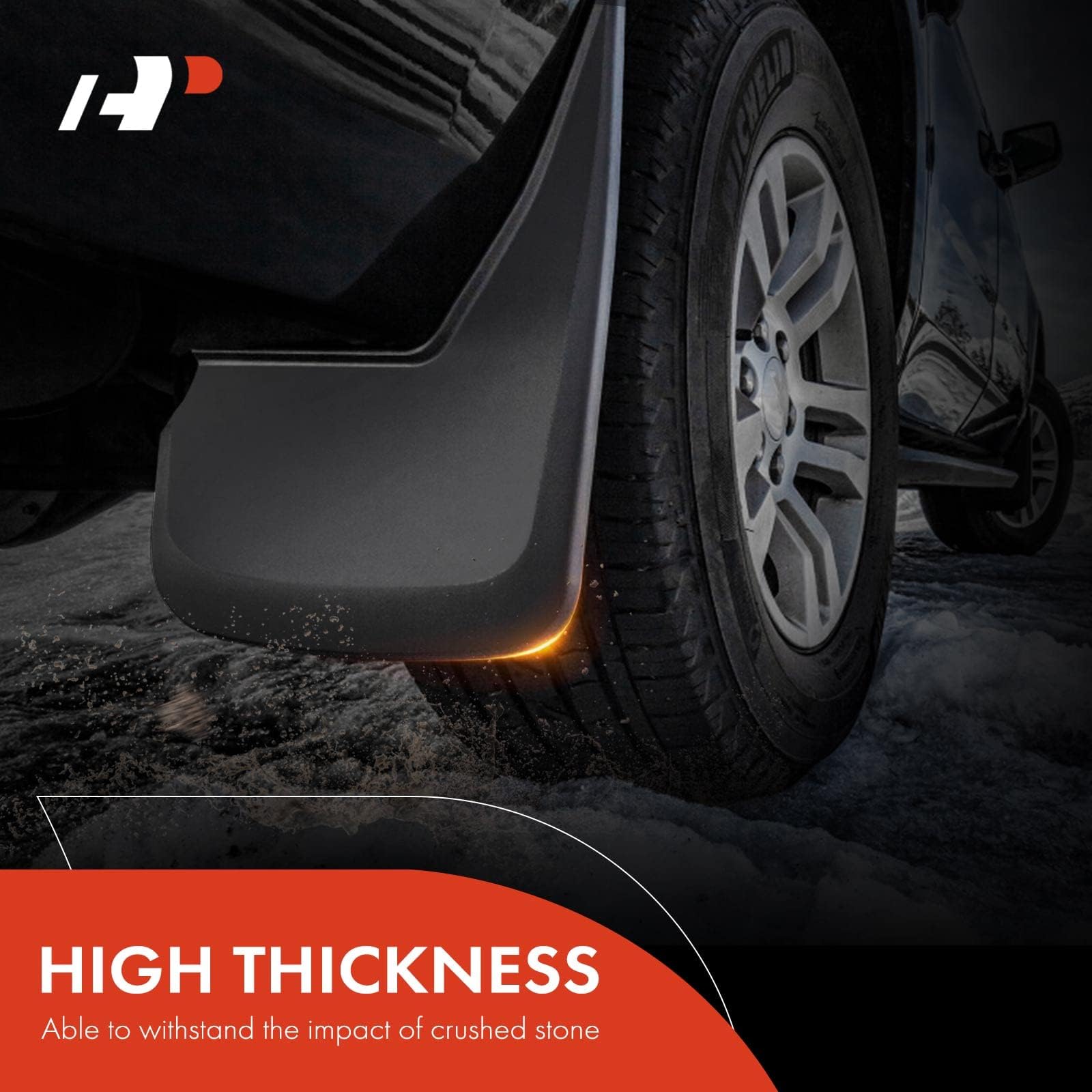 A-Premium Set Of 4Pcs Mud Flaps Splash Guards Mudguards Mudflaps With Hardware Accessory Compatible With Jeep Patriot 2011-2017,