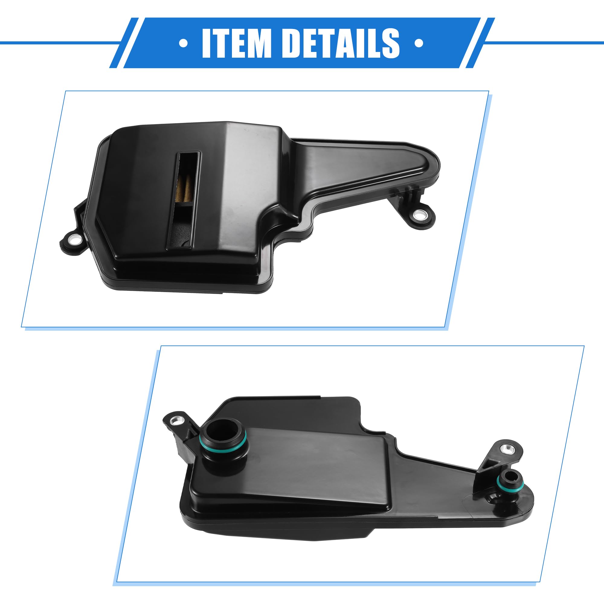 VekAuto Automatic Transmission Filter Kit for Mazda 3 & 6, Durable Plastic, Black, 9.84"x4.92"x1.97"