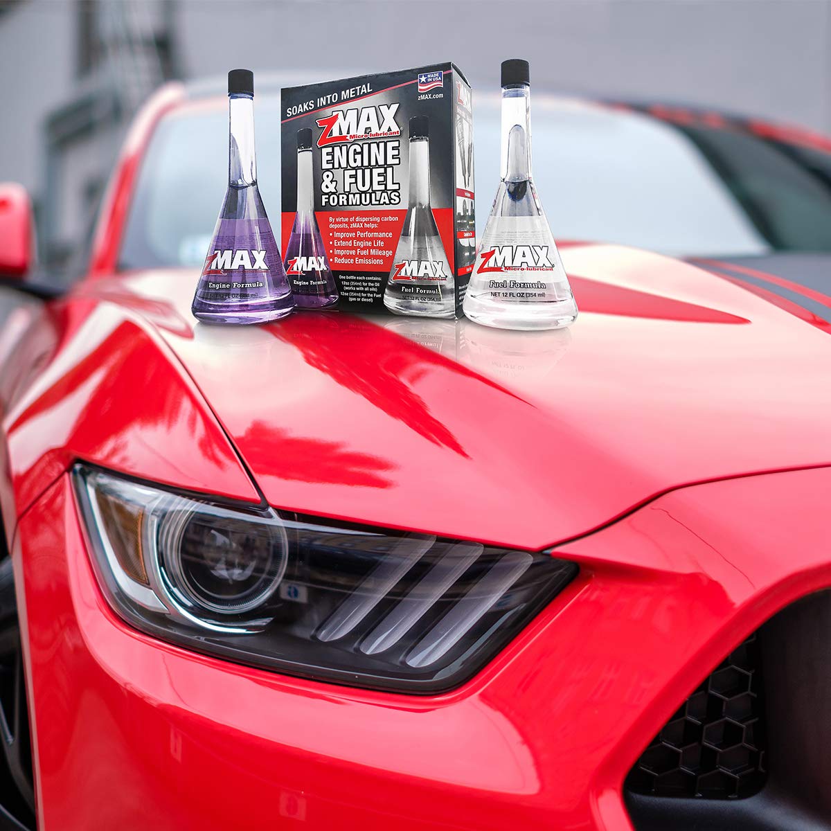 Zmax 51-112 - Fuel Formula - Easy To Use - Fuel Treatment Reduces Carbon Build-Up & Lubricates Metal - Extends Life Of Car Or Tr