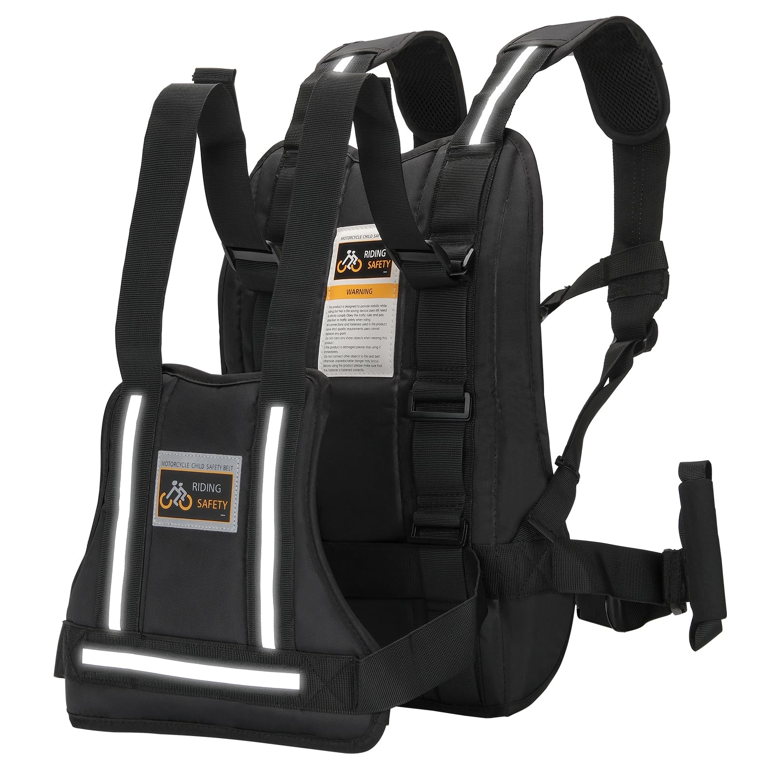 TOKCKYBL Upgraded Motorcycle Safety Harness for Kids & Adults - Adjustable Design