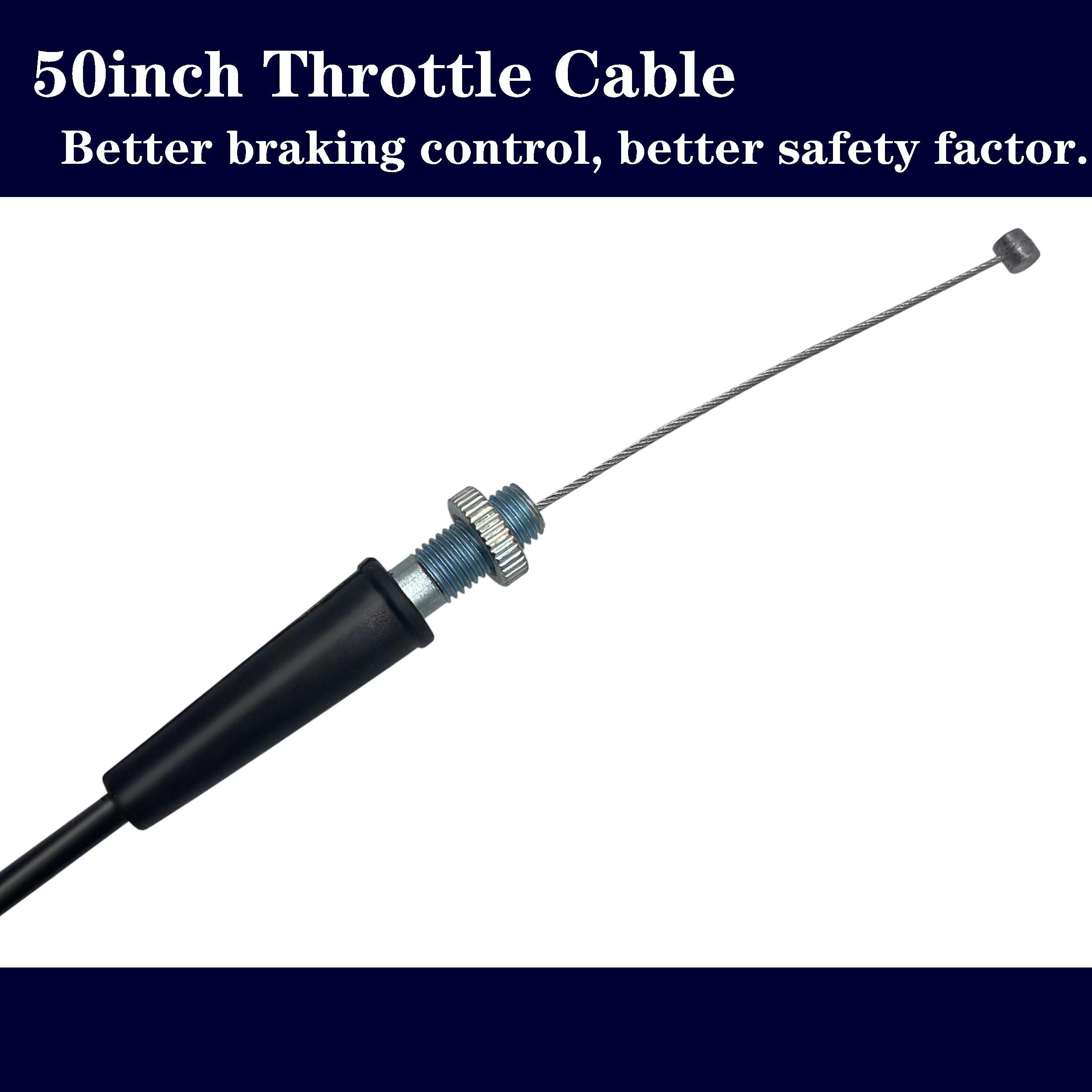 NZZLXKFJ 50inch Throttle Cable for,mini bicycle throttle cable for Predator 196cc 212cc 224cc 6.5hp Coleman CT200U CT200U Mini B