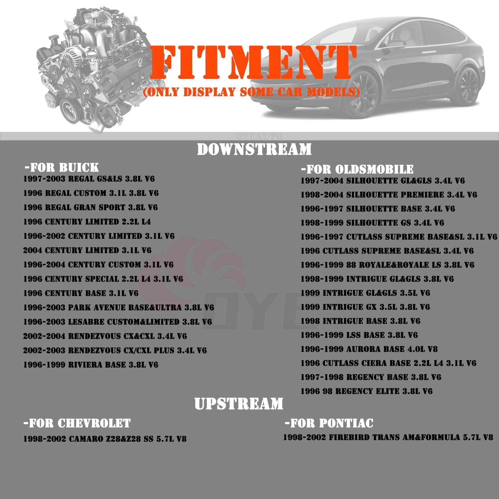 Oxygen O2 Sensor 234-4087 Sg277 Fit For Downstream Chevrolet&Pontiac&Buick&Oldsmobile 1996-2004,Gmc 1997-2003,Isuzu 1997-2000 /