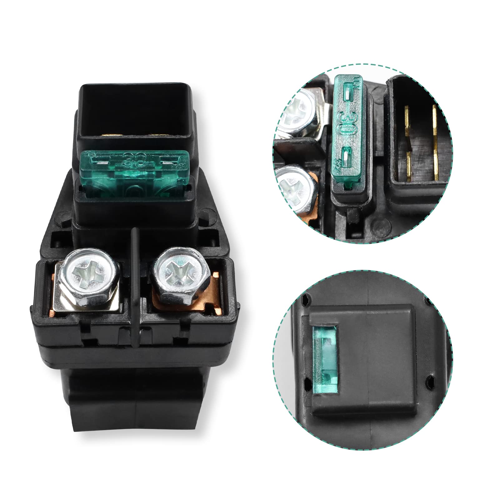 LOCOPOW Starter Solenoid Relay for Arctic Cat 400 500 2x4 4x4 1998-2005 Suzuki DR650 1996-2022 Hayabusa GSX1300R 1999-2007 GSX-R