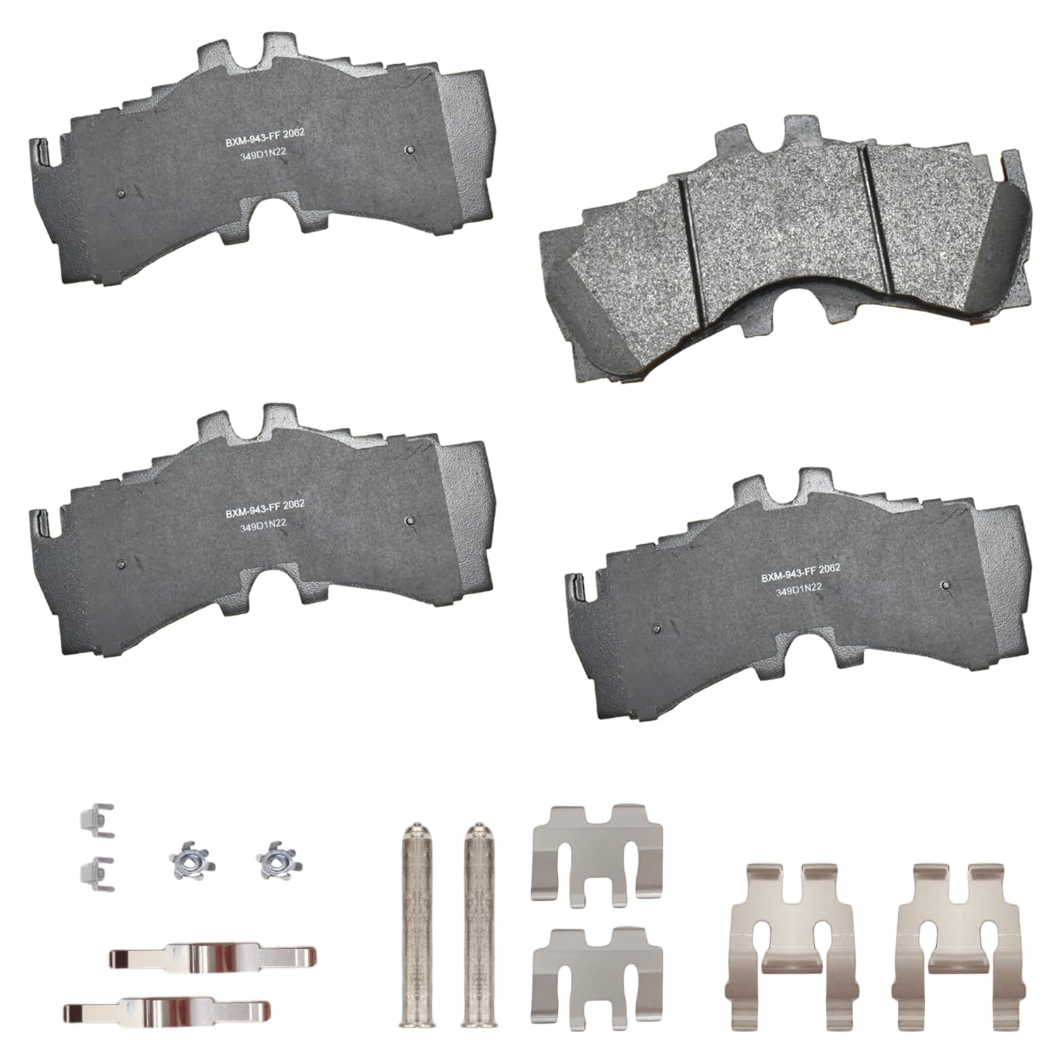 Bendix Premium Sbm2062 Semi-Metallic Front Brake Pads For Lexus Lc500 2019-2018, Lc500 2023-2021, Lc500H 2019-2018, Lc500H 2023-