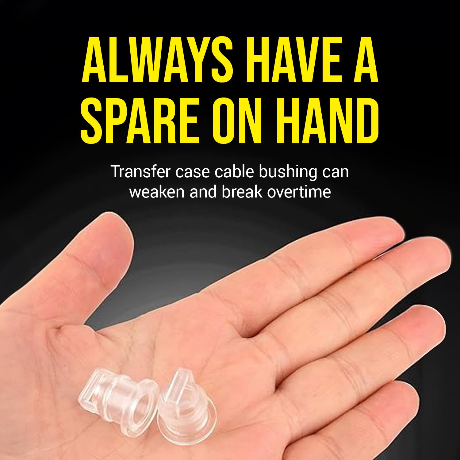 Mission Automotive [2 Pack]Transfer Case Cable Bushing Fits Jeep Wrangler Jk 2007-2018 & More - Repair Your Jeep Transfer Case L